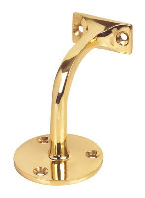 Skip20A Handrail Bracket 65mm Brass Each