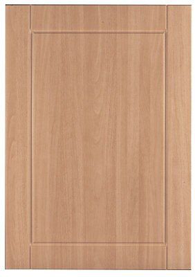 It Kitchens Chilton Beech Effect Standard Cabinet Door (W)500mm (H)715mm (T)18mm