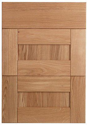 Cooke & Lewis Chesterton Solid Oak Drawer Front (W)500mm, Set Of 3