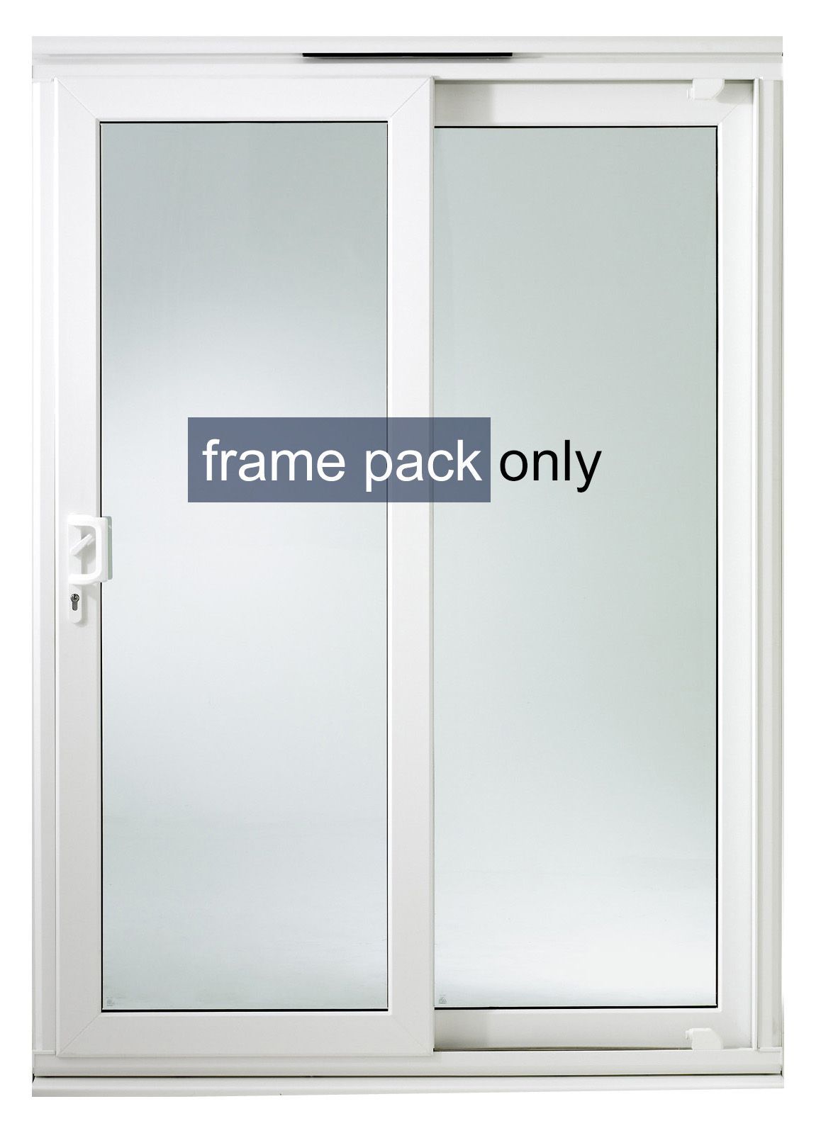 Richmond White uPVC External Patio Door frame, (H)2050mm (W)1790mm Departments DIY at B&Q