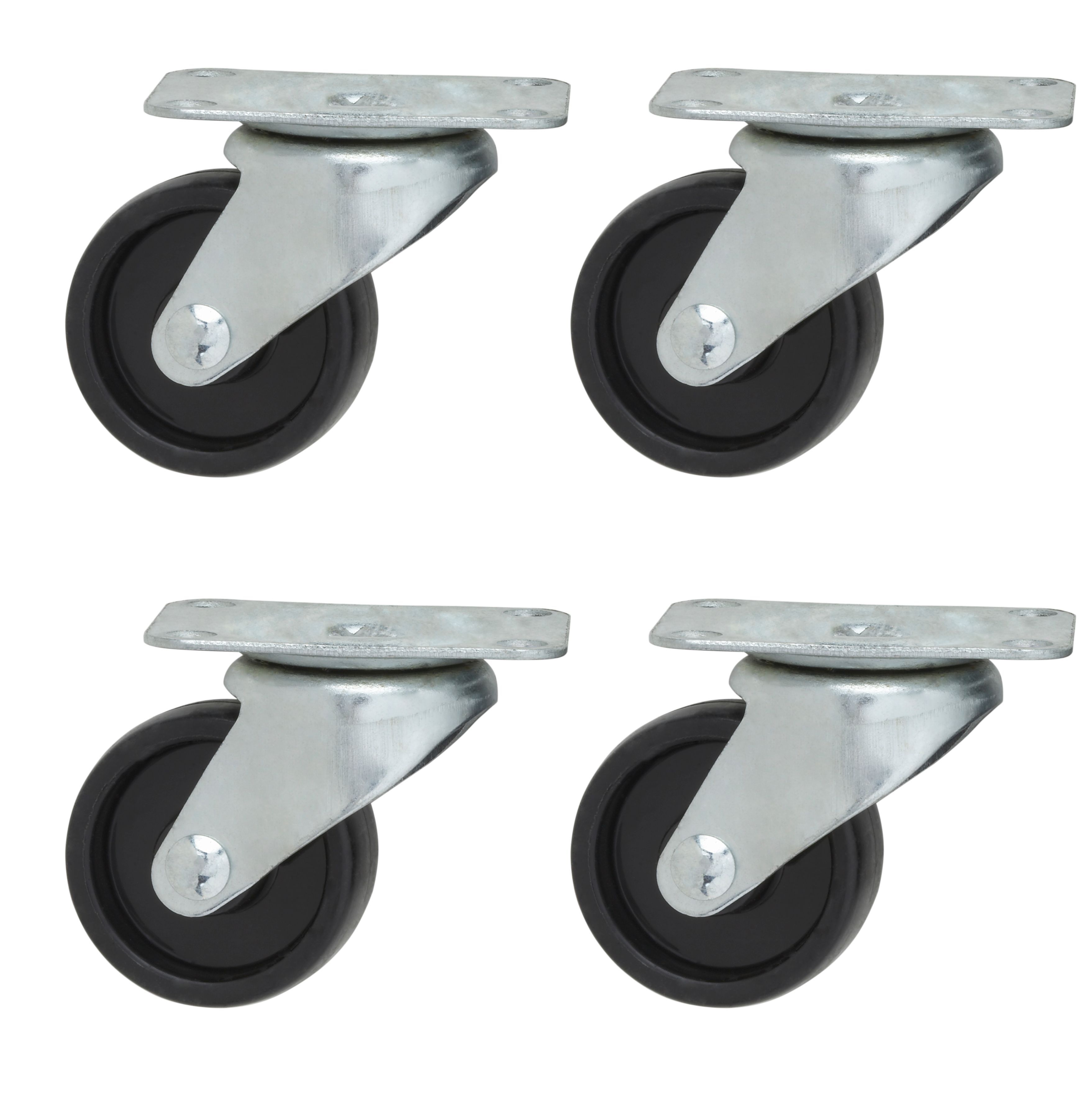 B&Q Swivel Castor 40mm Pack of 4 Departments