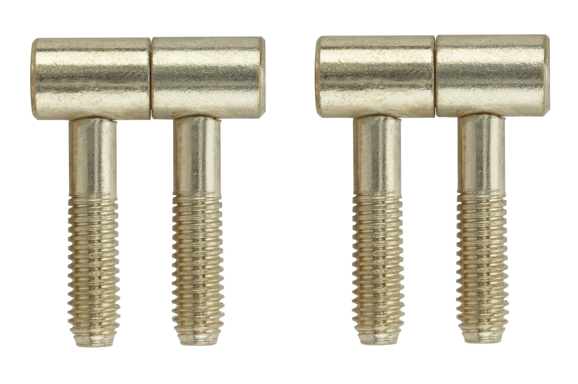 Lightweight Brass Effect Metal Barrel Hinge, Pack of 2 Departments