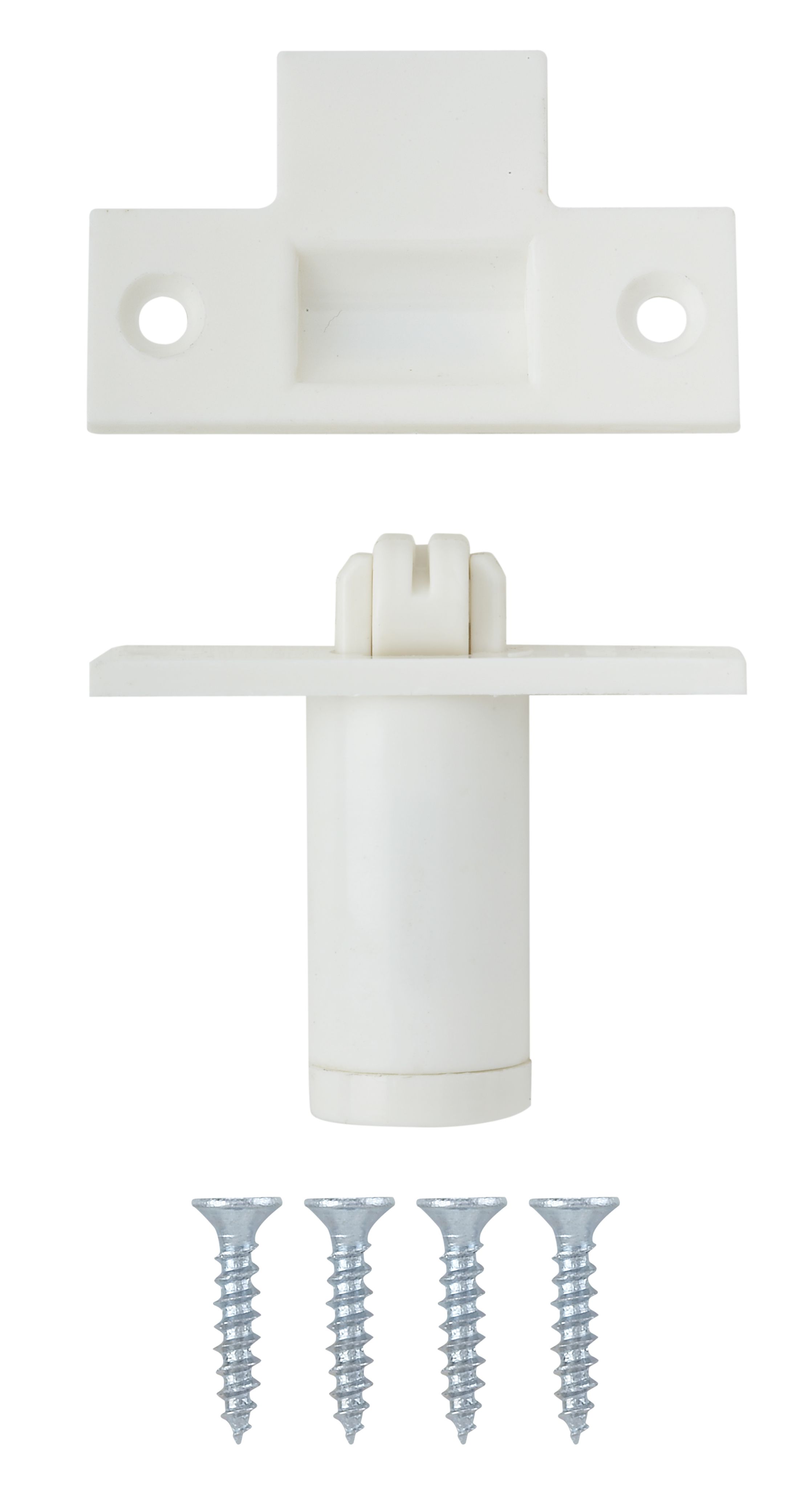 Nylon Adjustable Roller catch Departments DIY at B&Q