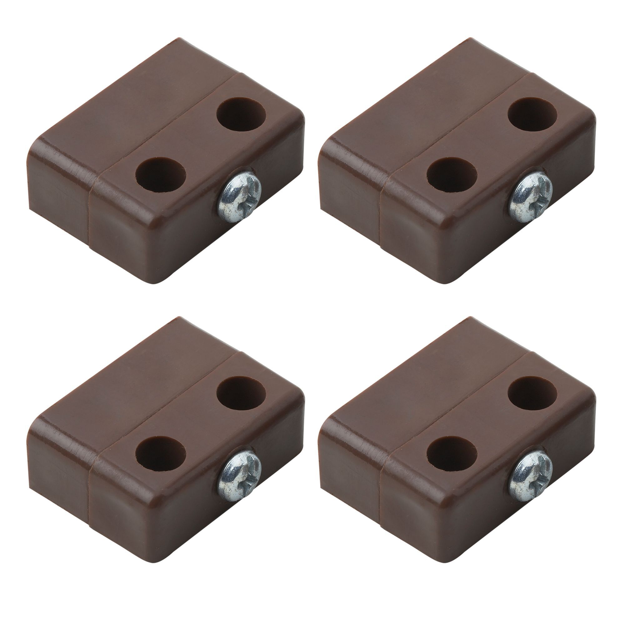 B&Q Brown Polypropylene Locking joint (L)36mm, Pack of 4 | Departments ...