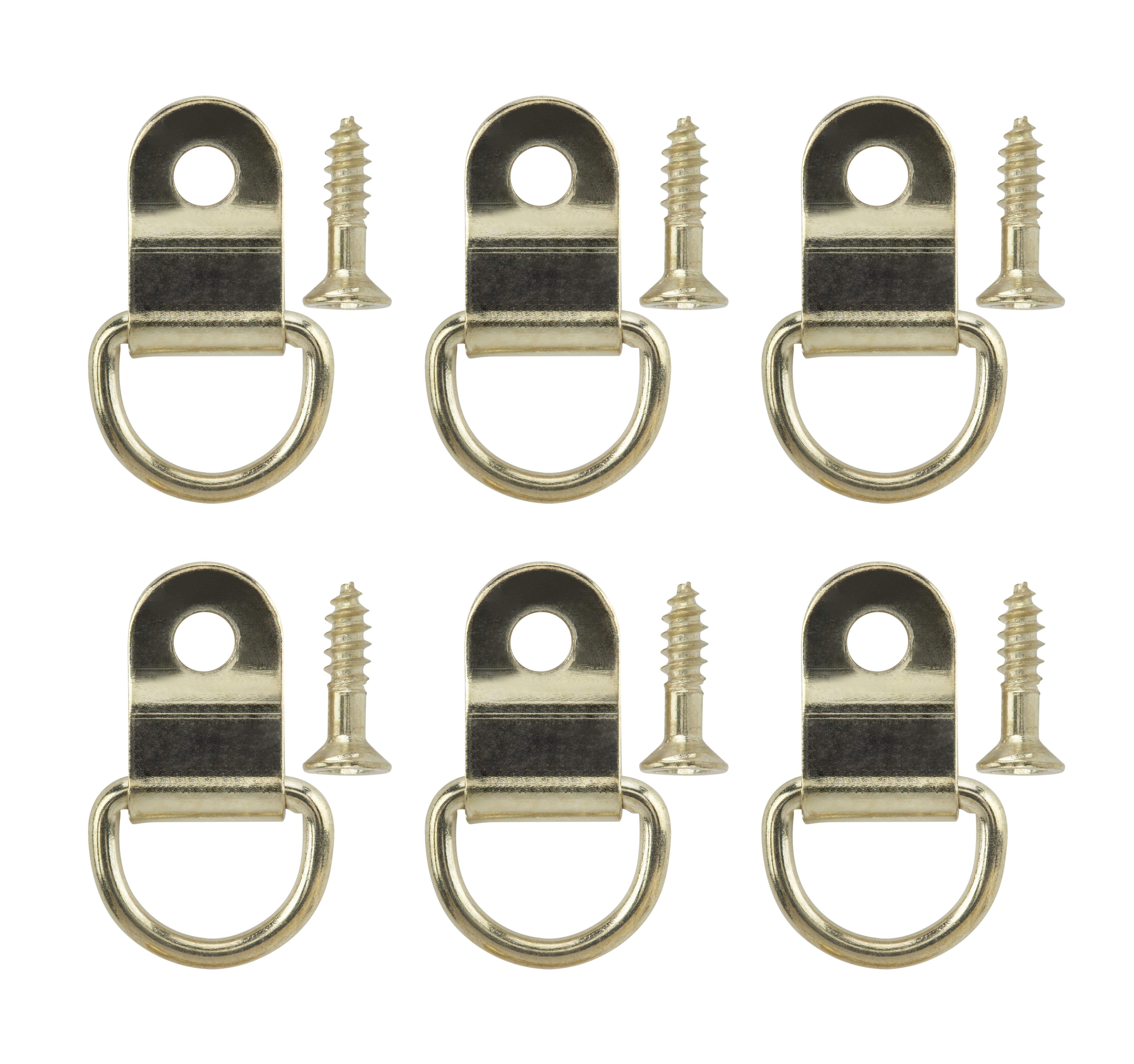 B&Q Brass Effect Picture Hook Pack Of 6 | Departments | DIY At B&Q