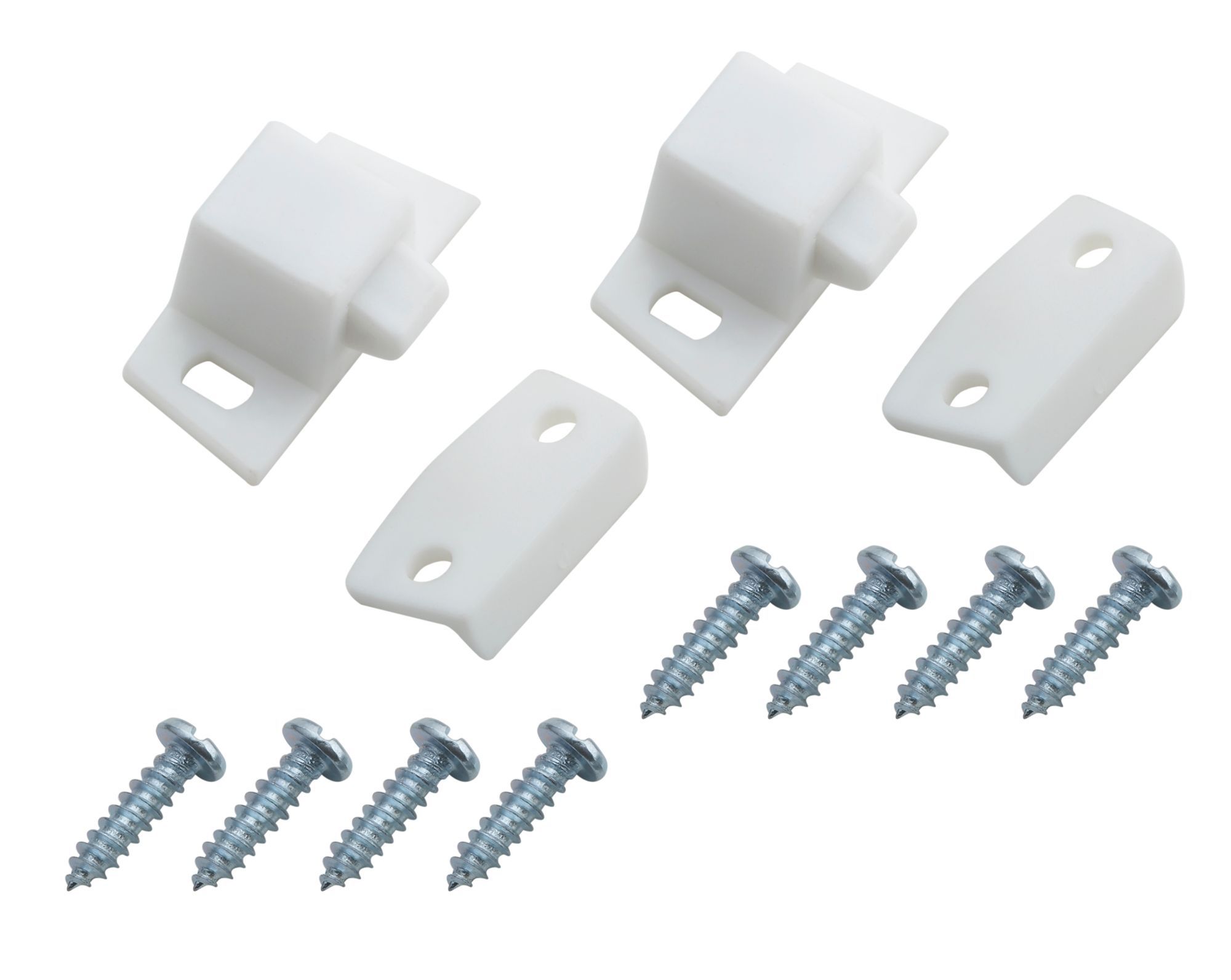 B&Q White Cupboard Catch, Pack of 2 Departments DIY at B&Q