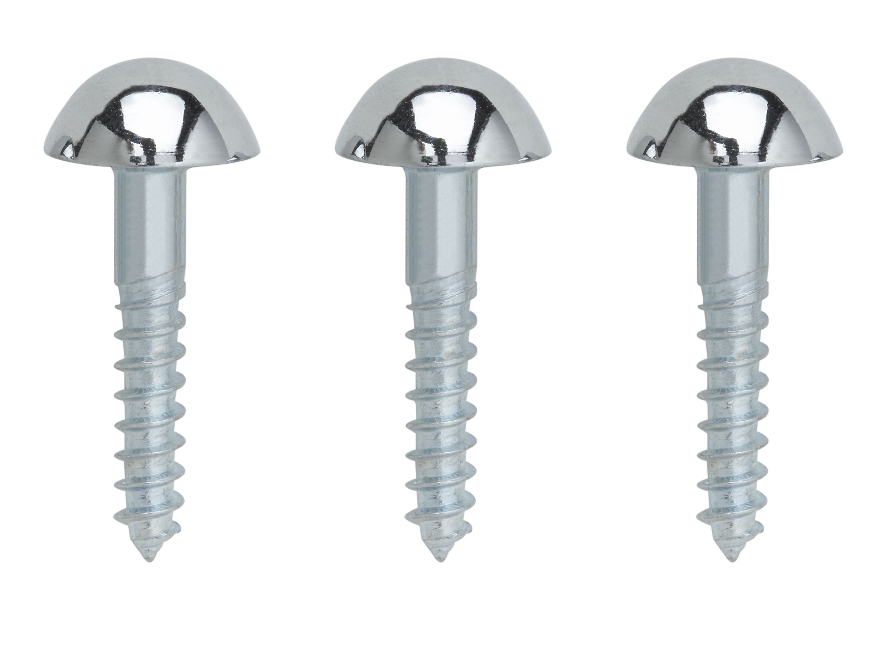 B&Q Metal Mirror screw, Pack of 4 | Departments | TradePoint