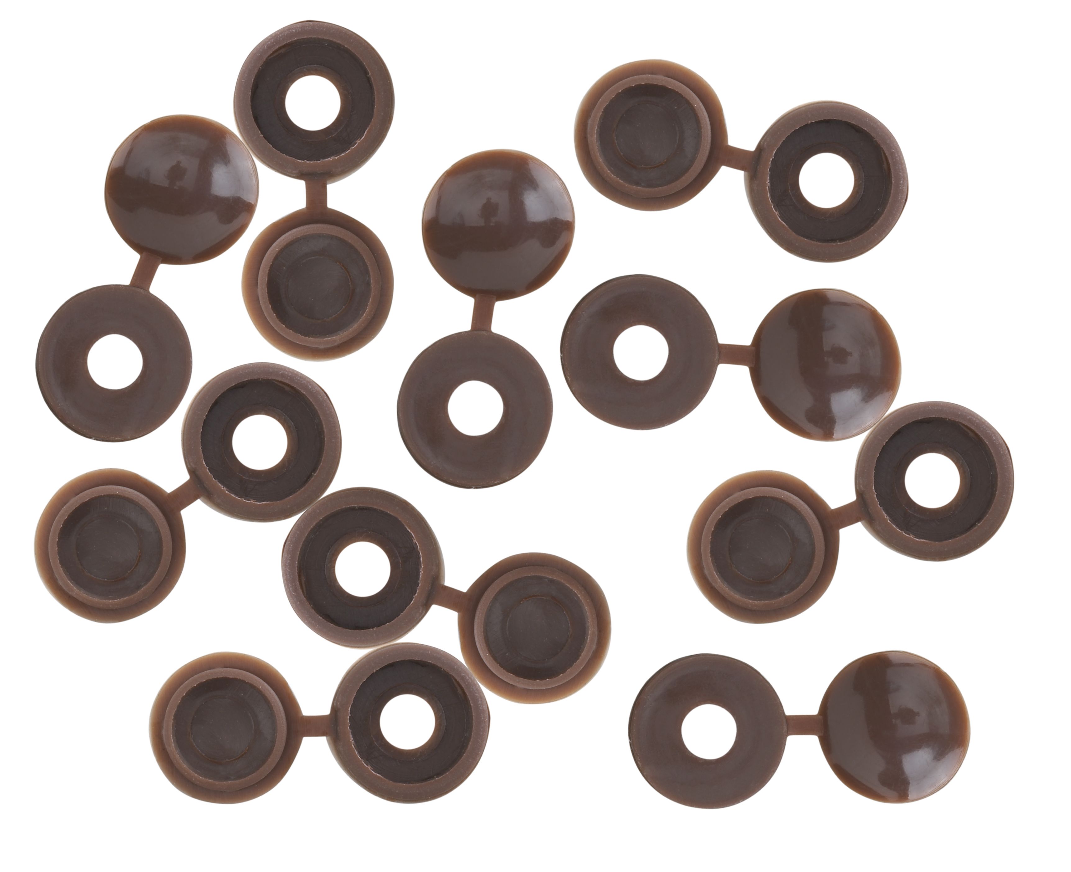 Brown Screw cap, Pack of 10 Departments DIY at B&Q