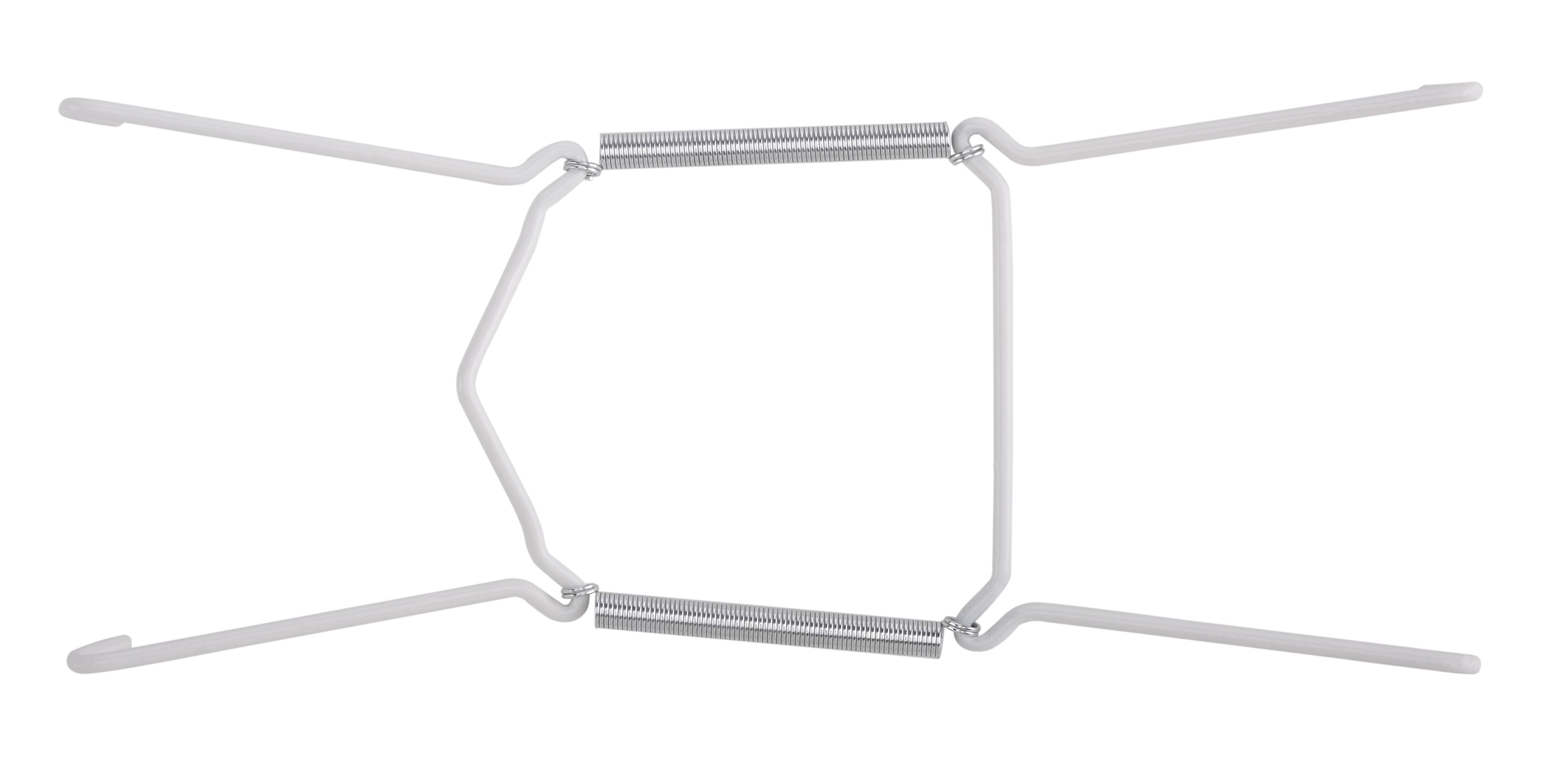 White Carbon steel Plate hanger (L)140mm Departments DIY at B&Q