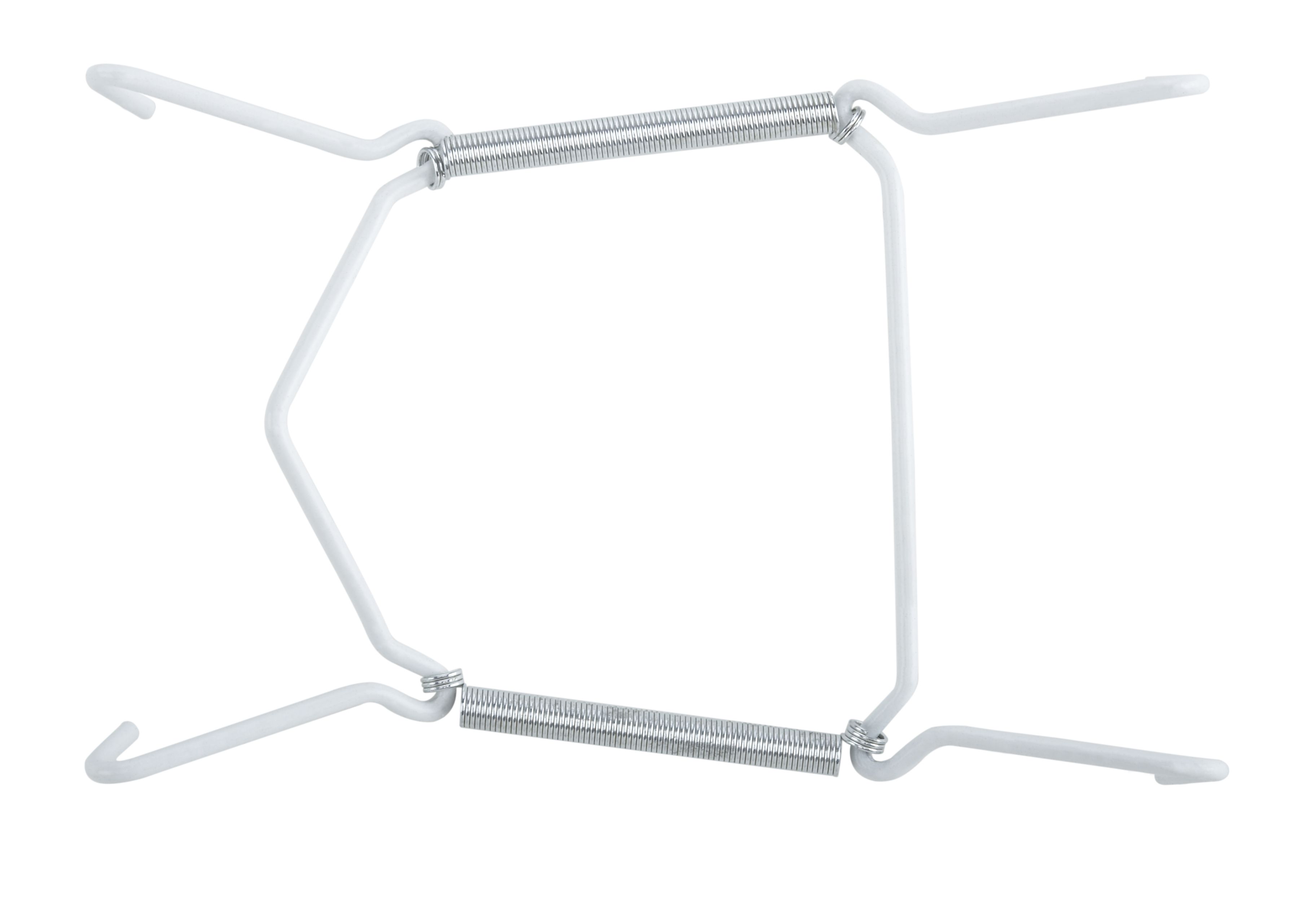 White Carbon steel Plate hanger (L)115mm Departments DIY at B&Q