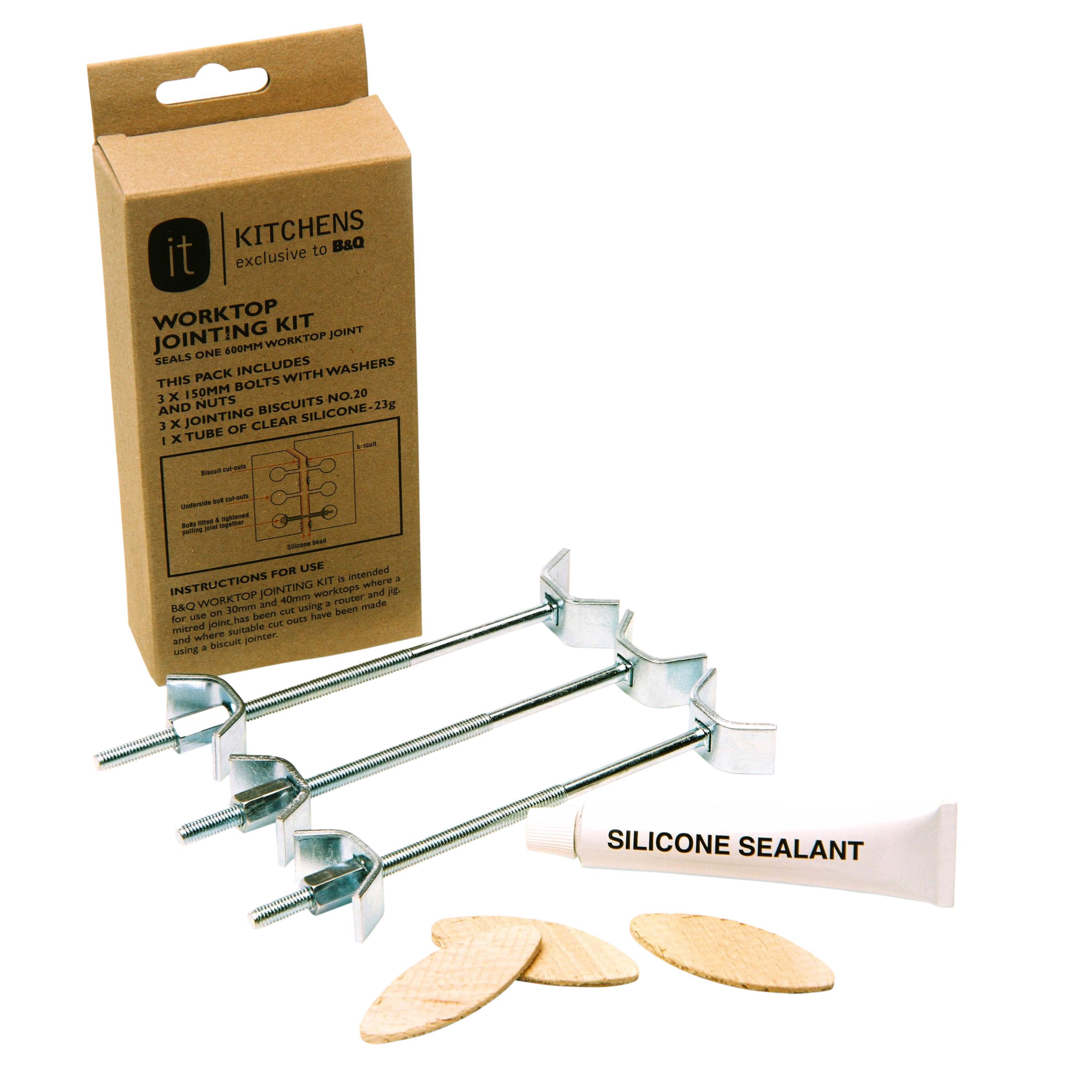 IT Kitchens Worktop jointing kit Departments DIY at B&Q