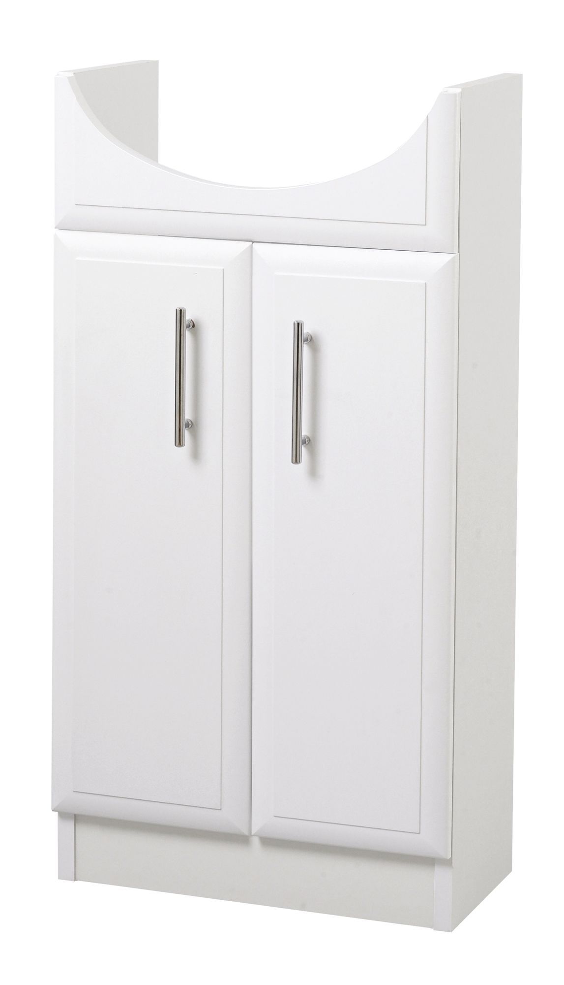 B&Q White Vanity slimline cloakroom unit | Departments ...