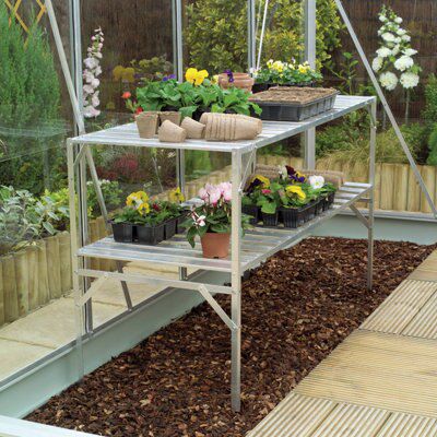 2 tier Greenhouse staging | Departments | DIY at B&Q