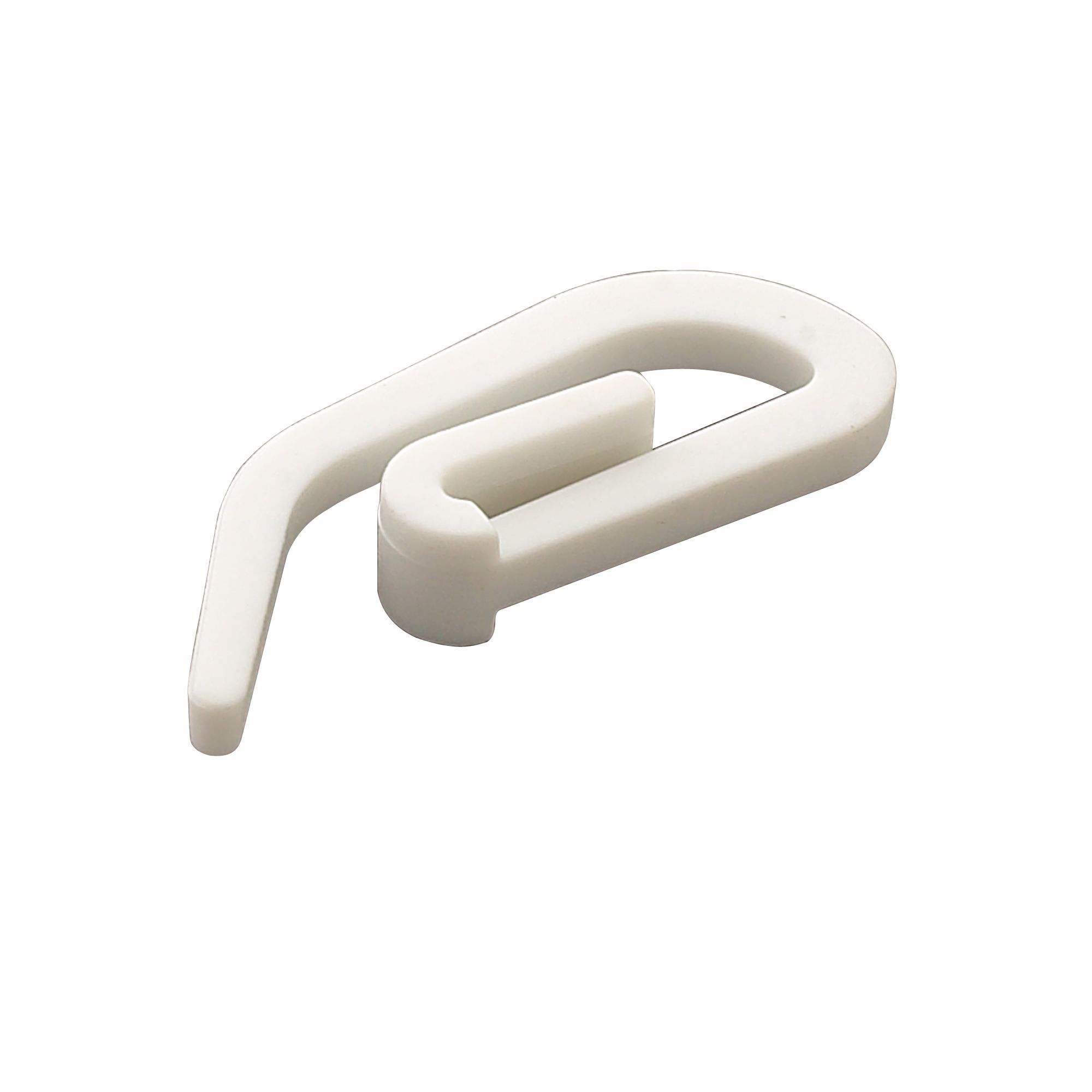 Colours Off White Plastic Curtain Hook, Pack of 100 Departments DIY at B&Q