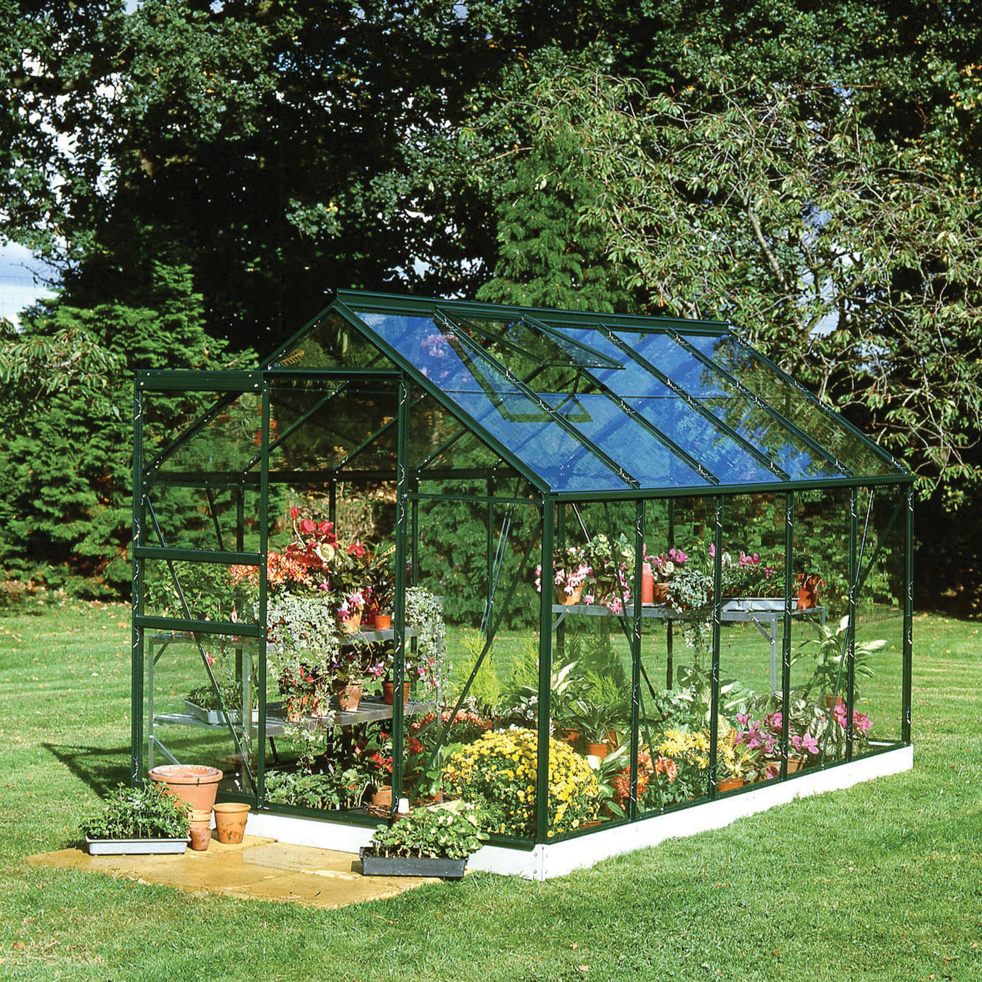 B&Q Metal 6x10 Horticultural glass greenhouse | Departments | DIY at B&Q