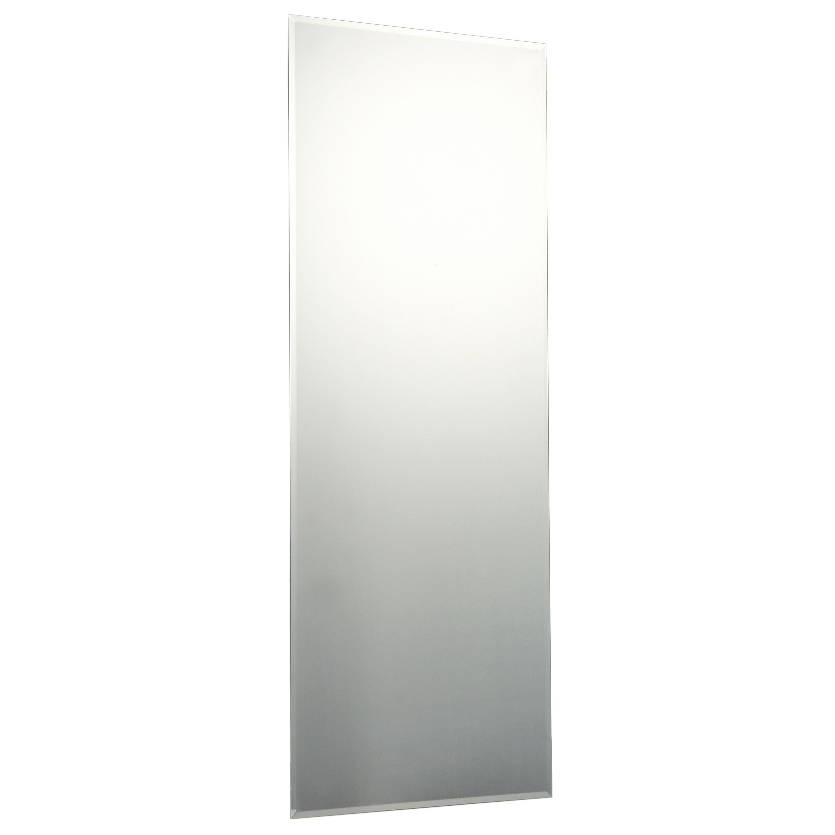 Clear Rectangular Frameless Mirror (H)1200mm (W)450mm Departments