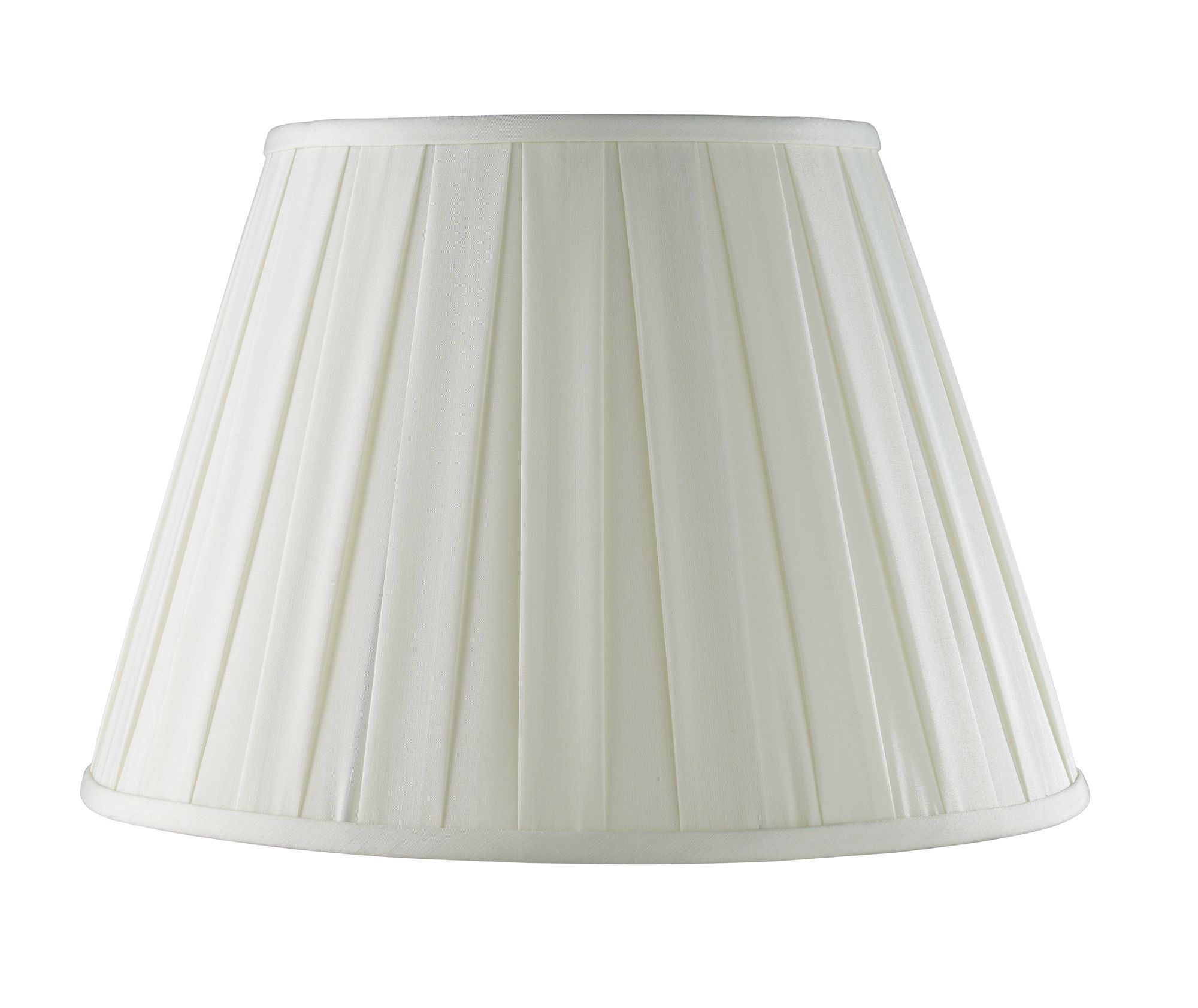Colours Cream Pleated Light shade (D)410mm Departments DIY at B&Q
