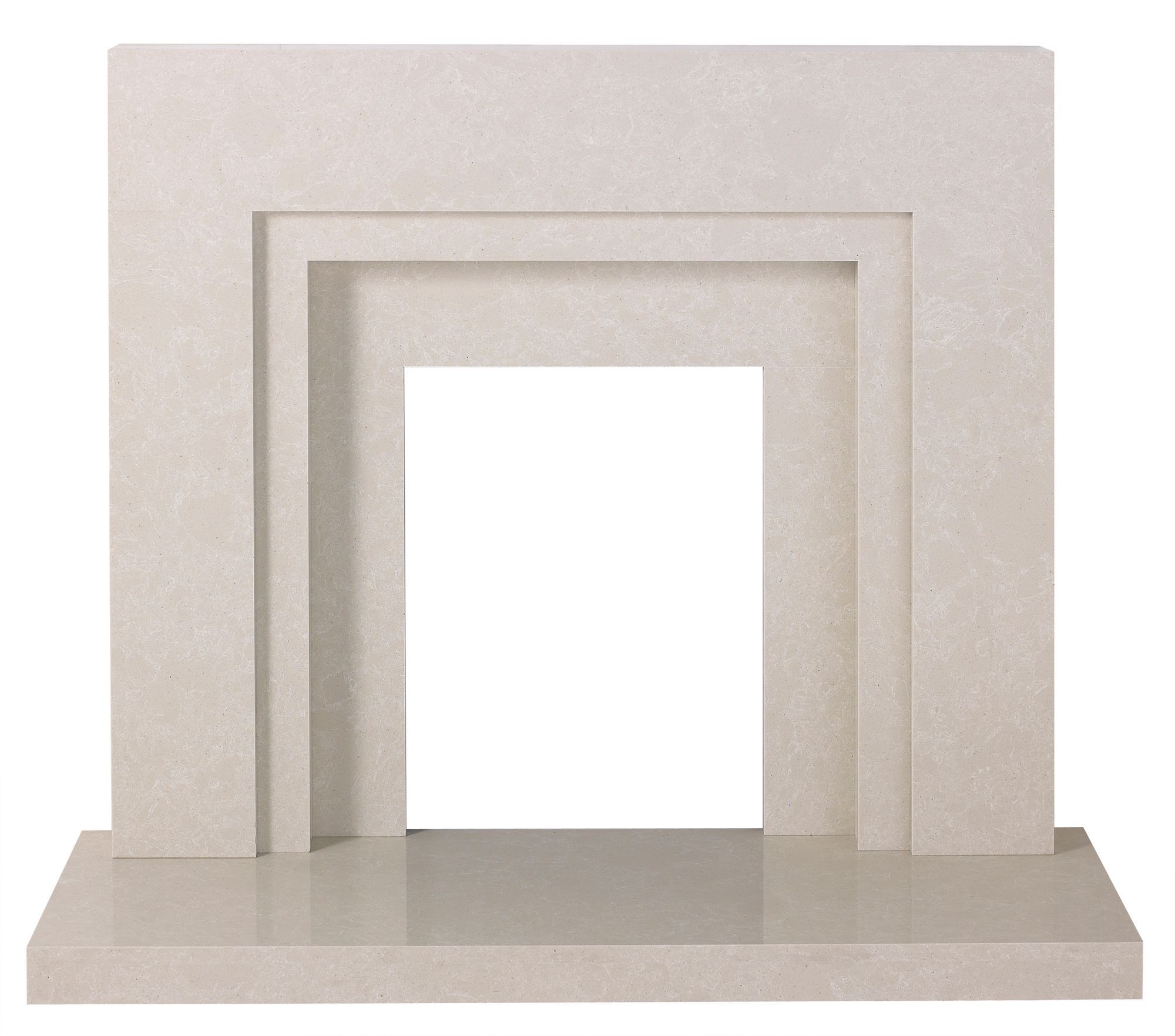 Marella Manila Micro Marble Fire Surround Set Departments Diy At B Q