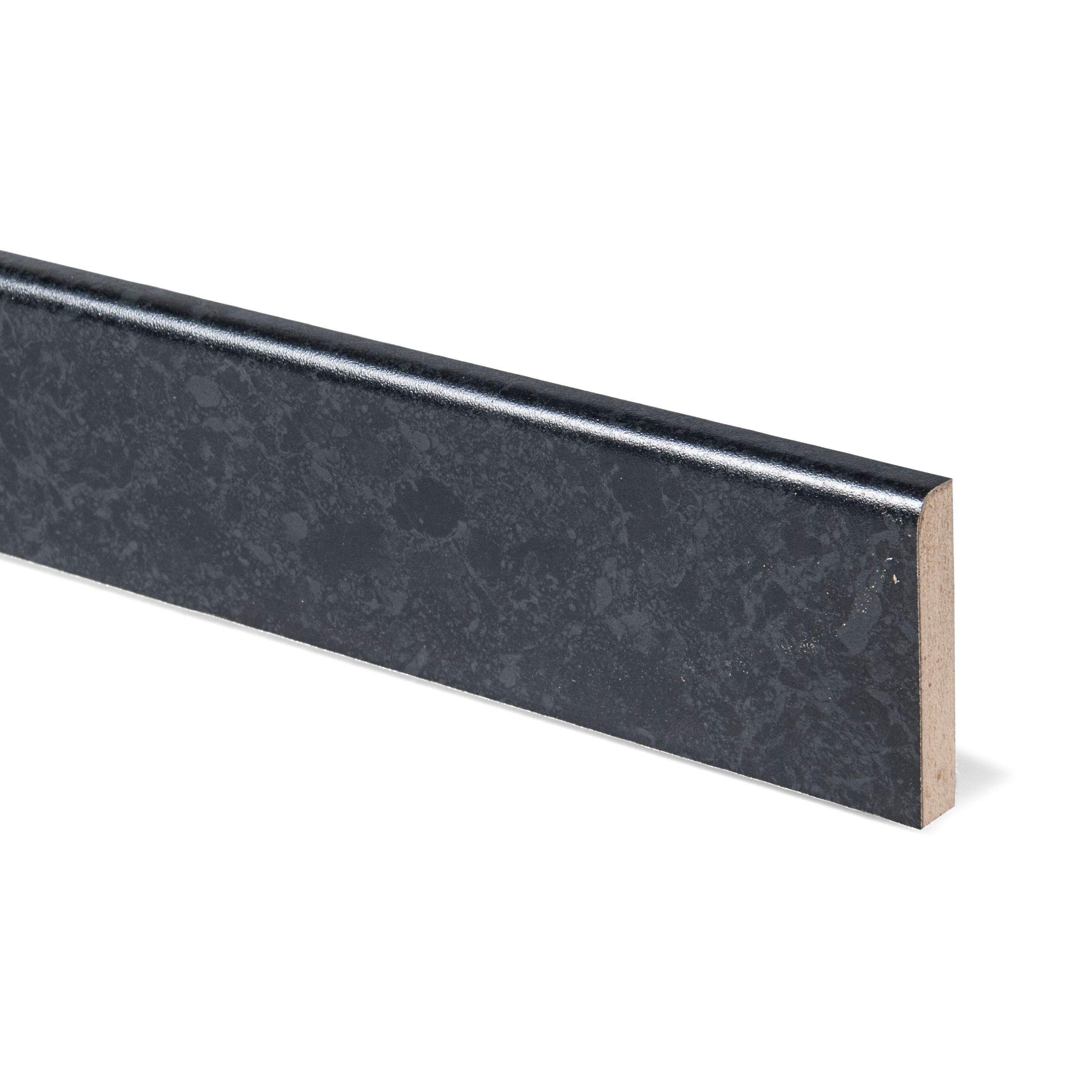 12mm Midnight granite Black Laminate Upstand Departments DIY at B&Q