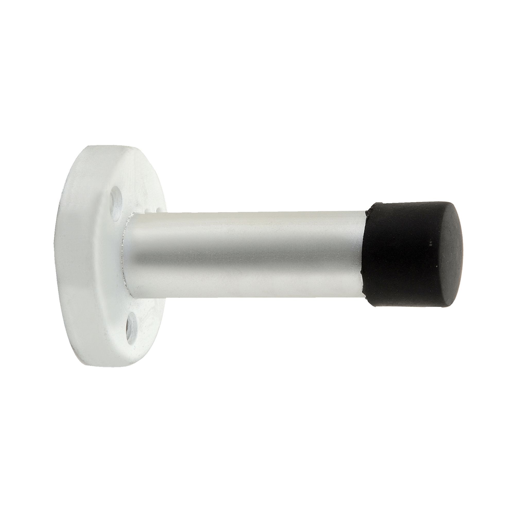 B&Q Aluminium Silver Effect Door Stop, Pack of 1 | Departments | DIY at B&Q