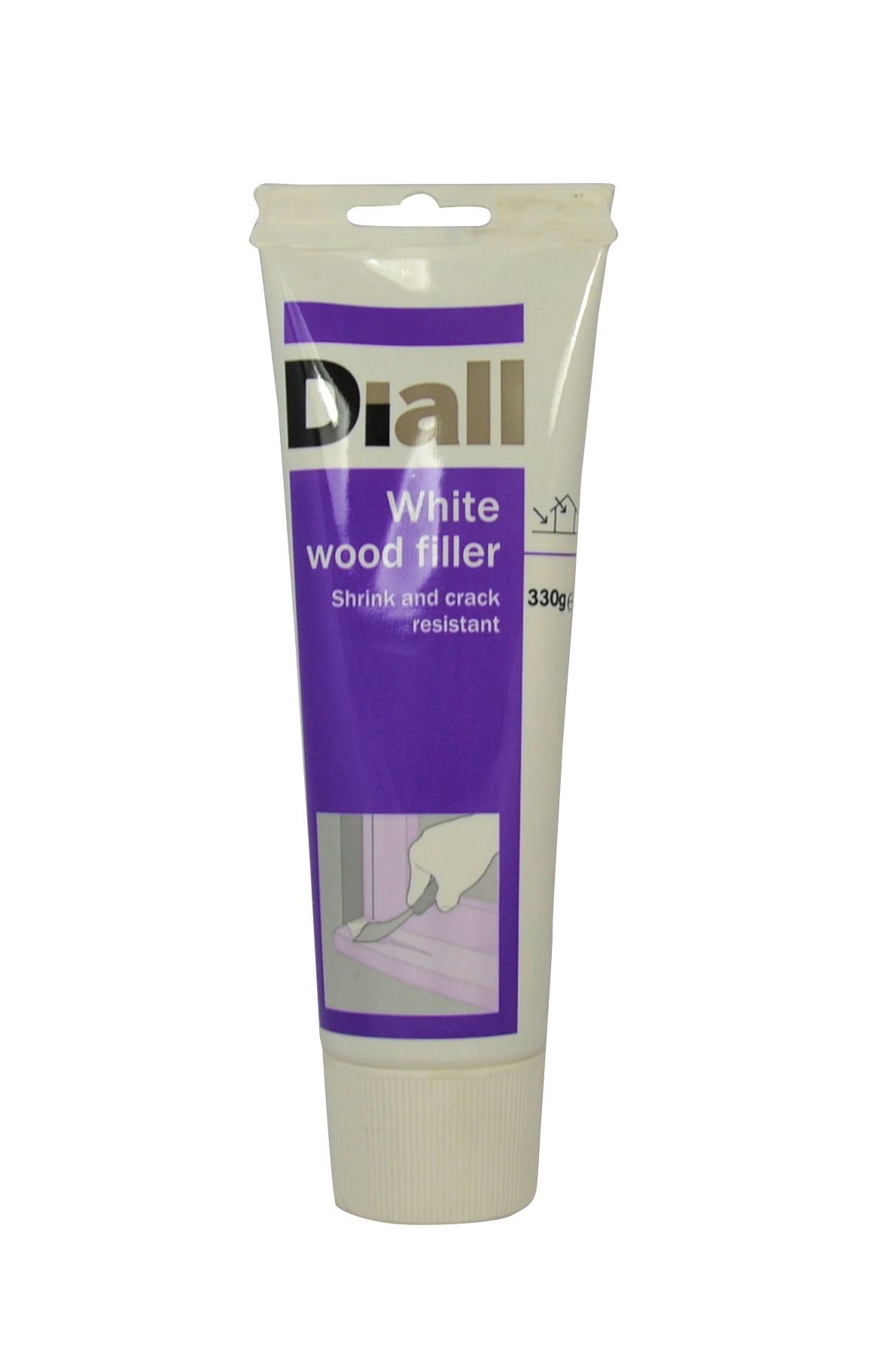 B&Q White Ready mixed Wood Filler 330g Departments DIY at B&Q