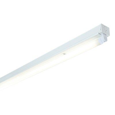 B Q Mains Powered Fluorescent Batten Light L 1523mm Ip20 Departments Diy At B Q