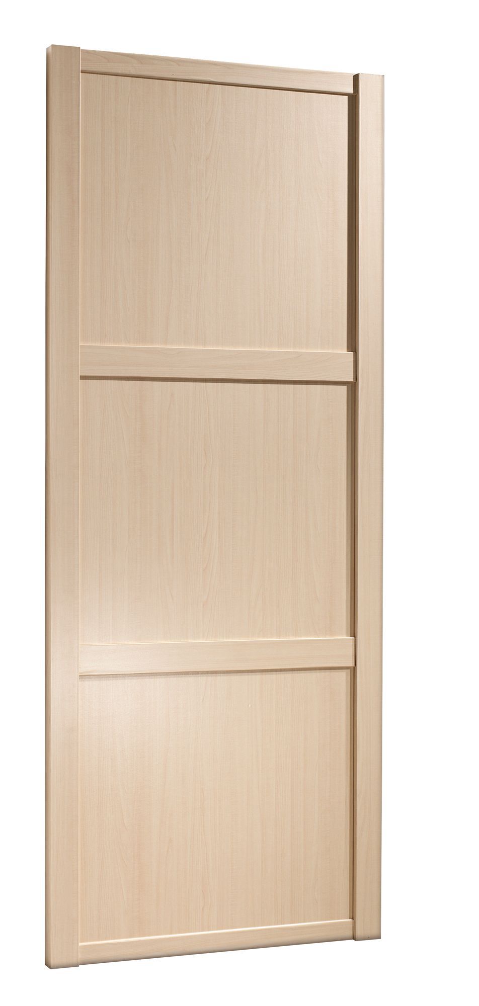 Traditional Natural Maple Effect Sliding Wardrobe Door H 2222 Mm