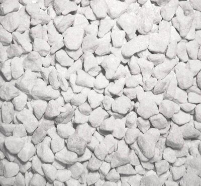 white stone chippings bulk bag