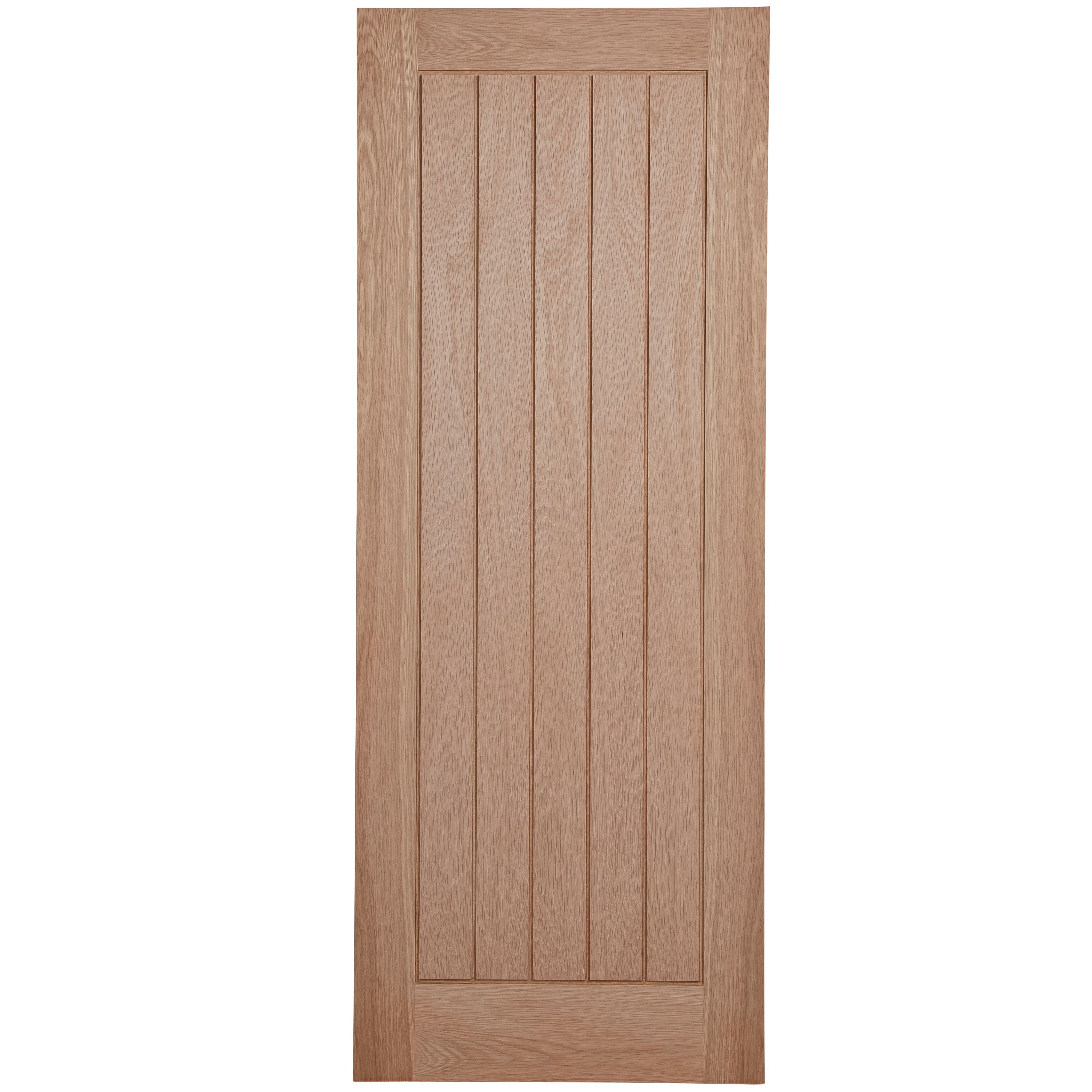 Cottage Oak veneer Internal Door, (H)1981mm (W)762mm