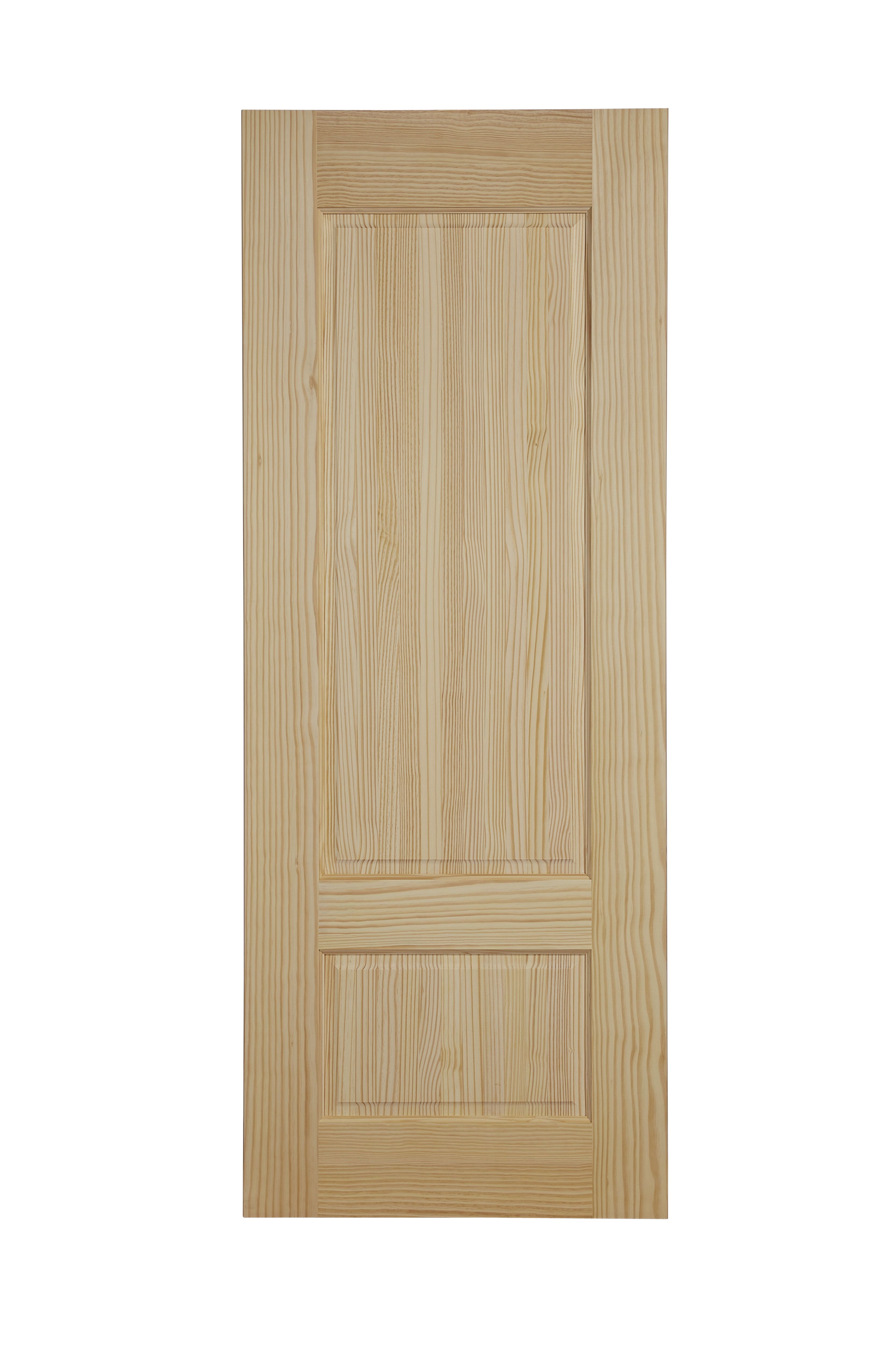 2 Panel Clear pine Internal Door, (H)1981mm (W)762mm