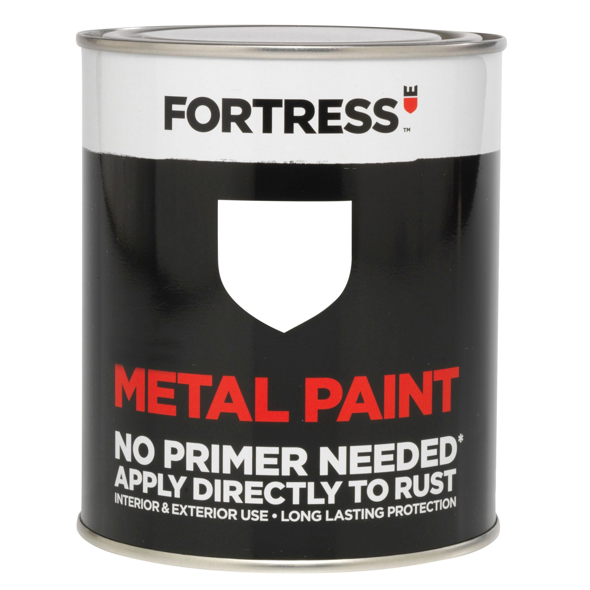 Fortress White Gloss Metal Paint 750 ml Departments