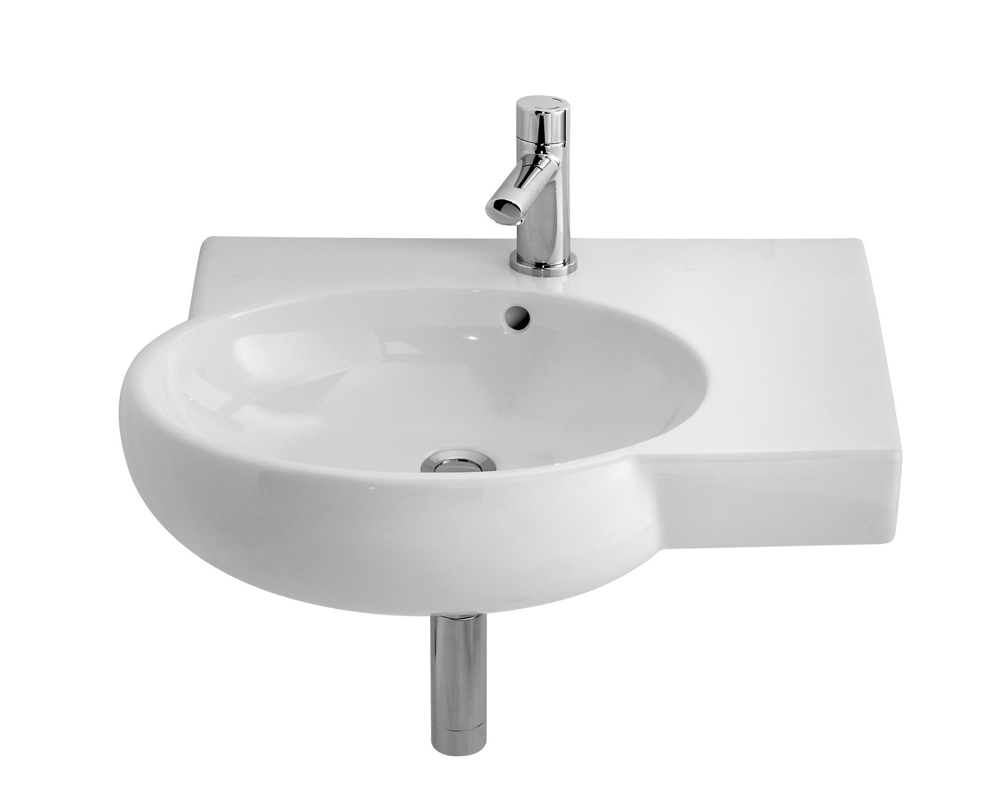 Cooke & Lewis Eleanor Wall Mounted Cloakroom Basin | Clearance | DIY at B&Q