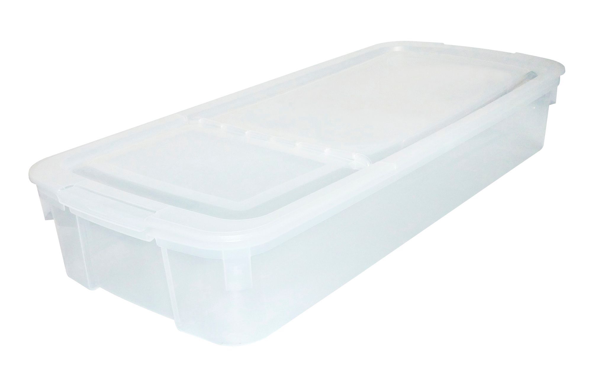 Curver Clear 48L Plastic Storage Box Departments DIY at B&Q
