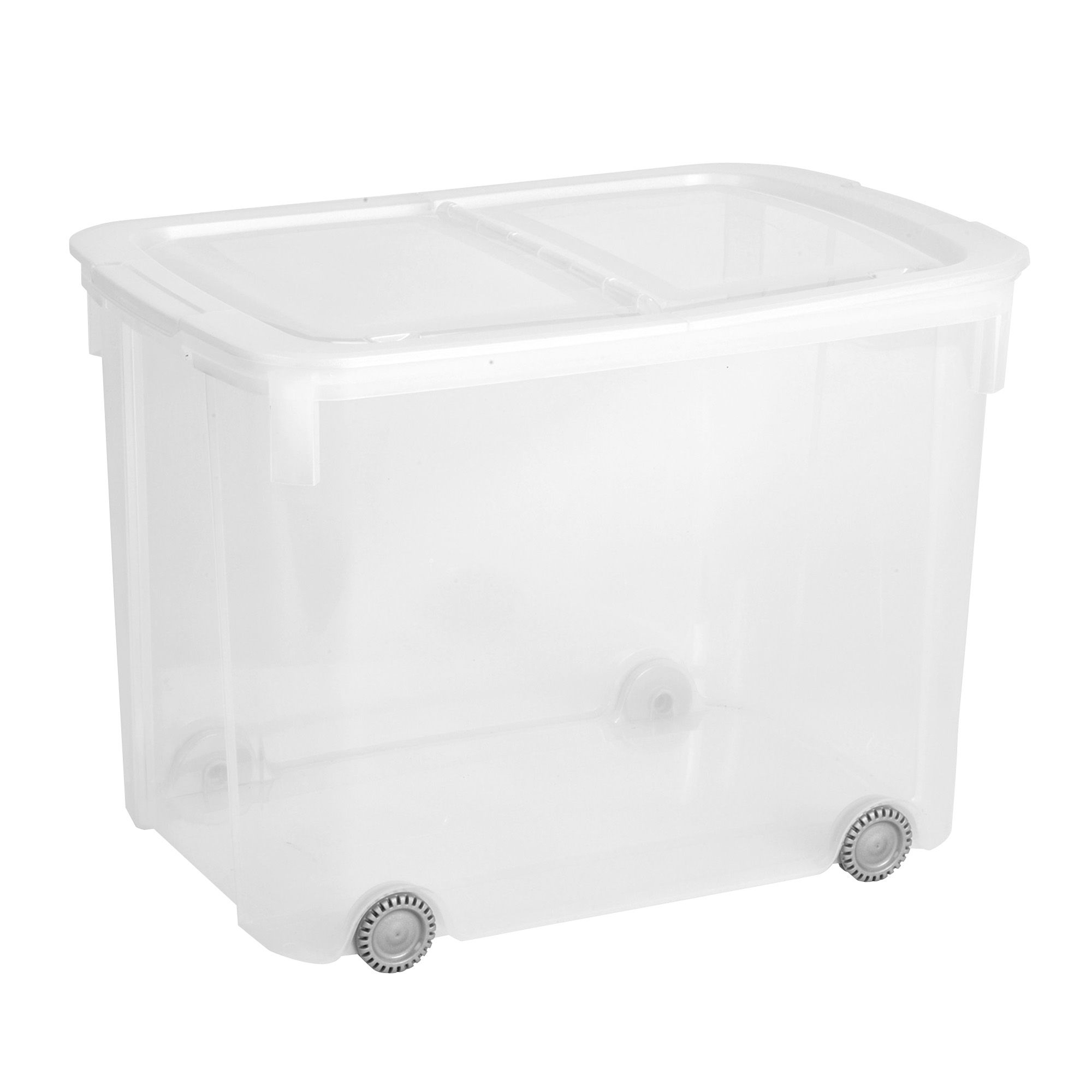 Supa Nova Clear 30L Plastic Storage Box | Departments ...