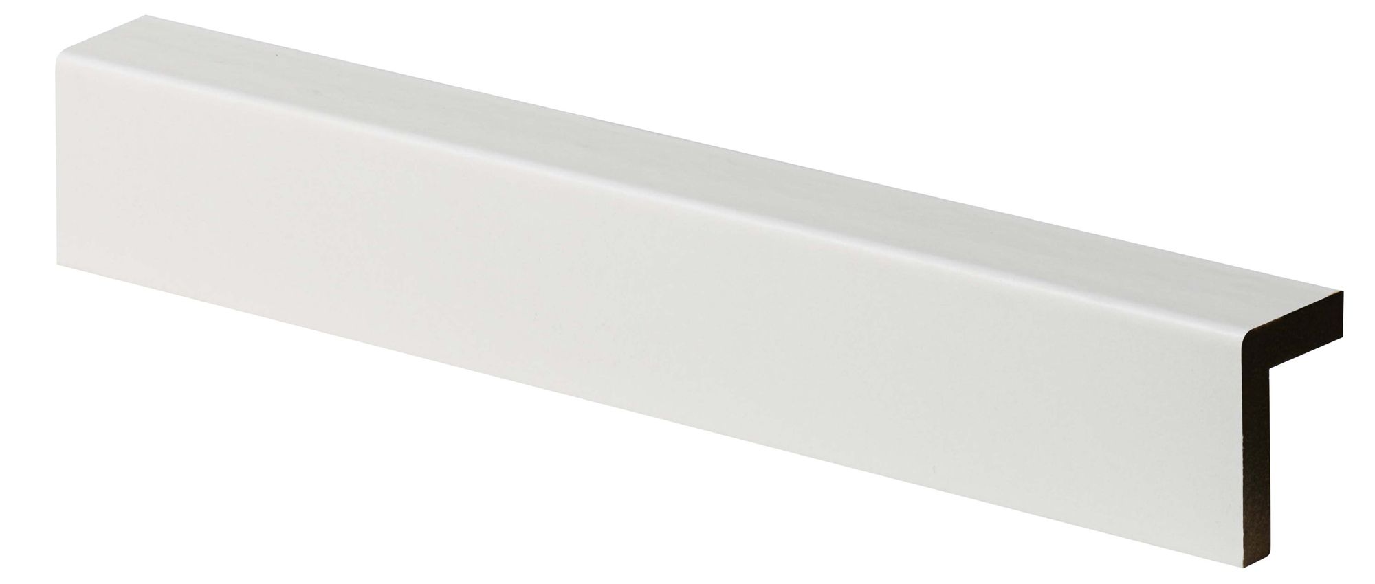 Foil Wrapped White Mdf Cornice Moulding L 2 4m W 18mm T 18mm