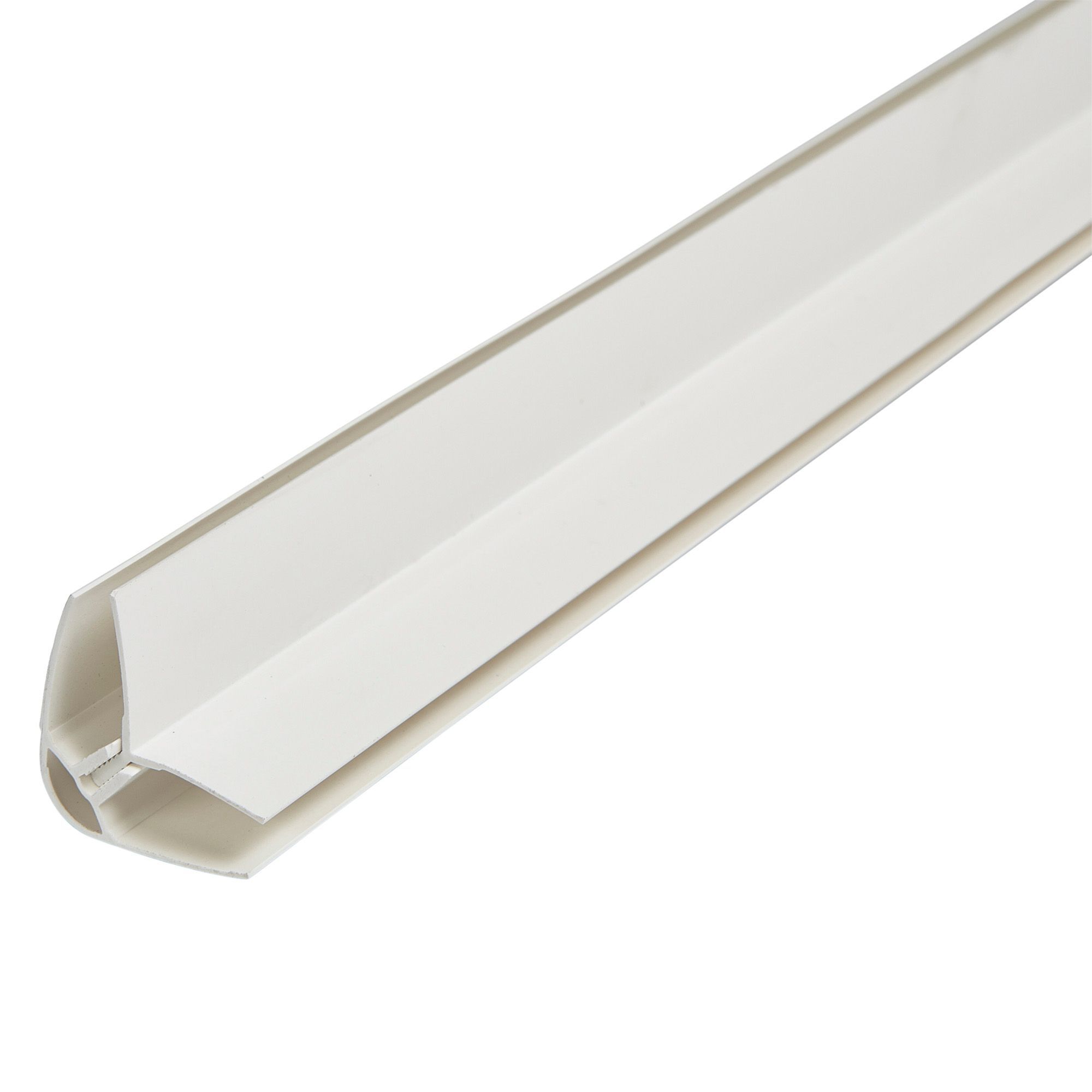 White uPVC Corner bead Moulding (L)2.4m (W)35mm (T)25mm Departments