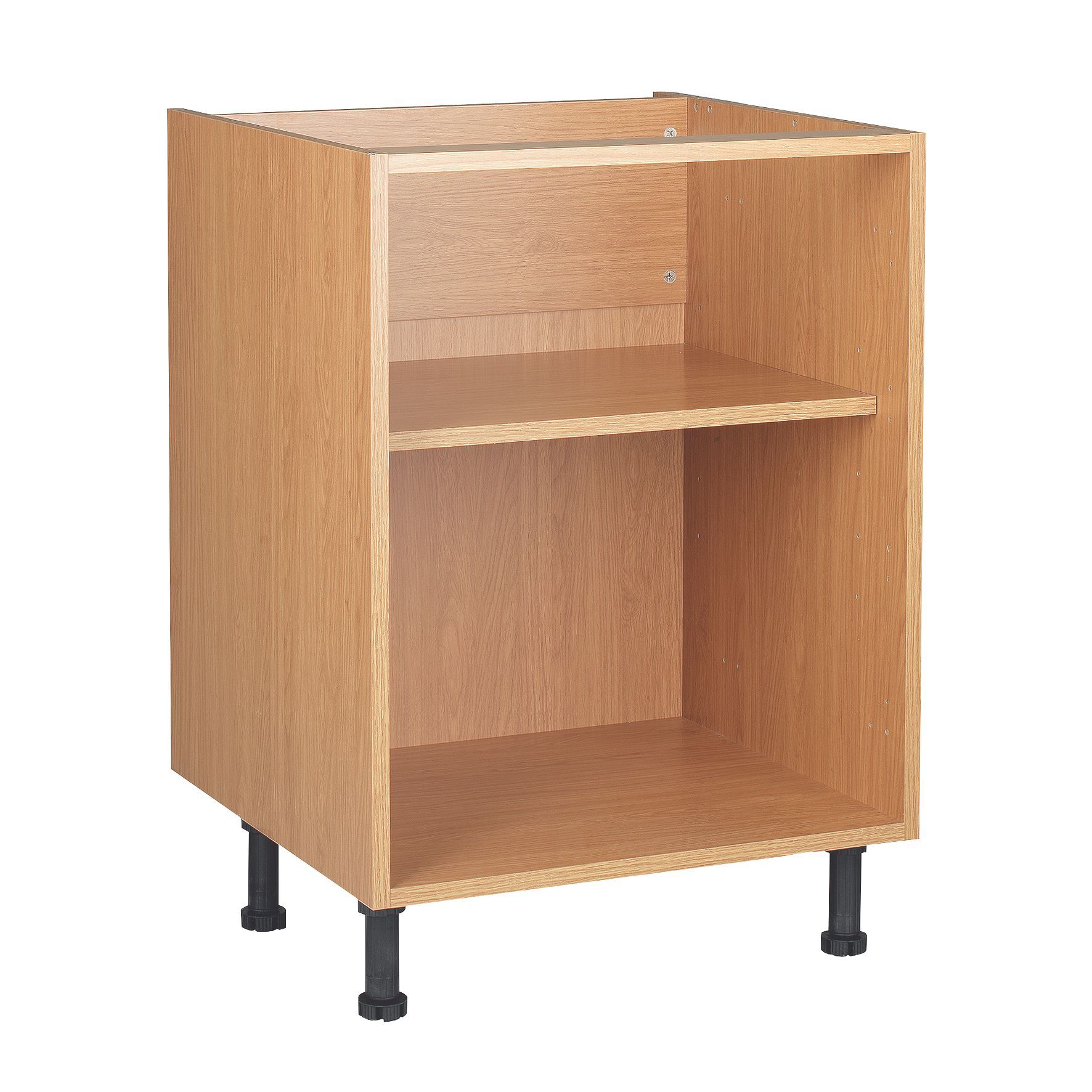 Trade Oak effect Base Base unit, (W)600mm Departments DIY at B&Q