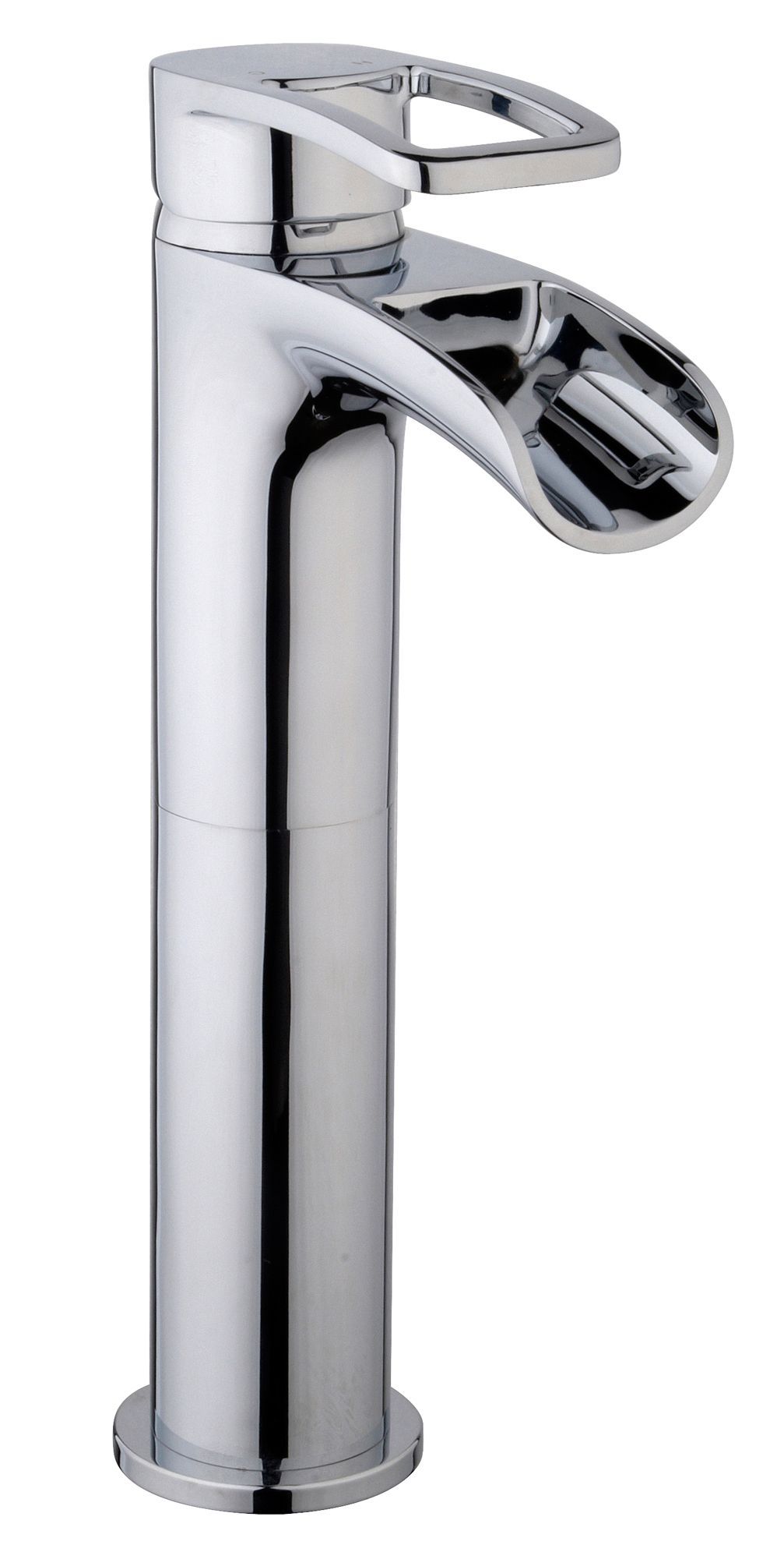 Cooke & Lewis Saverne 1 Lever Tall Basin Mixer Tap | Departments | DIY ...