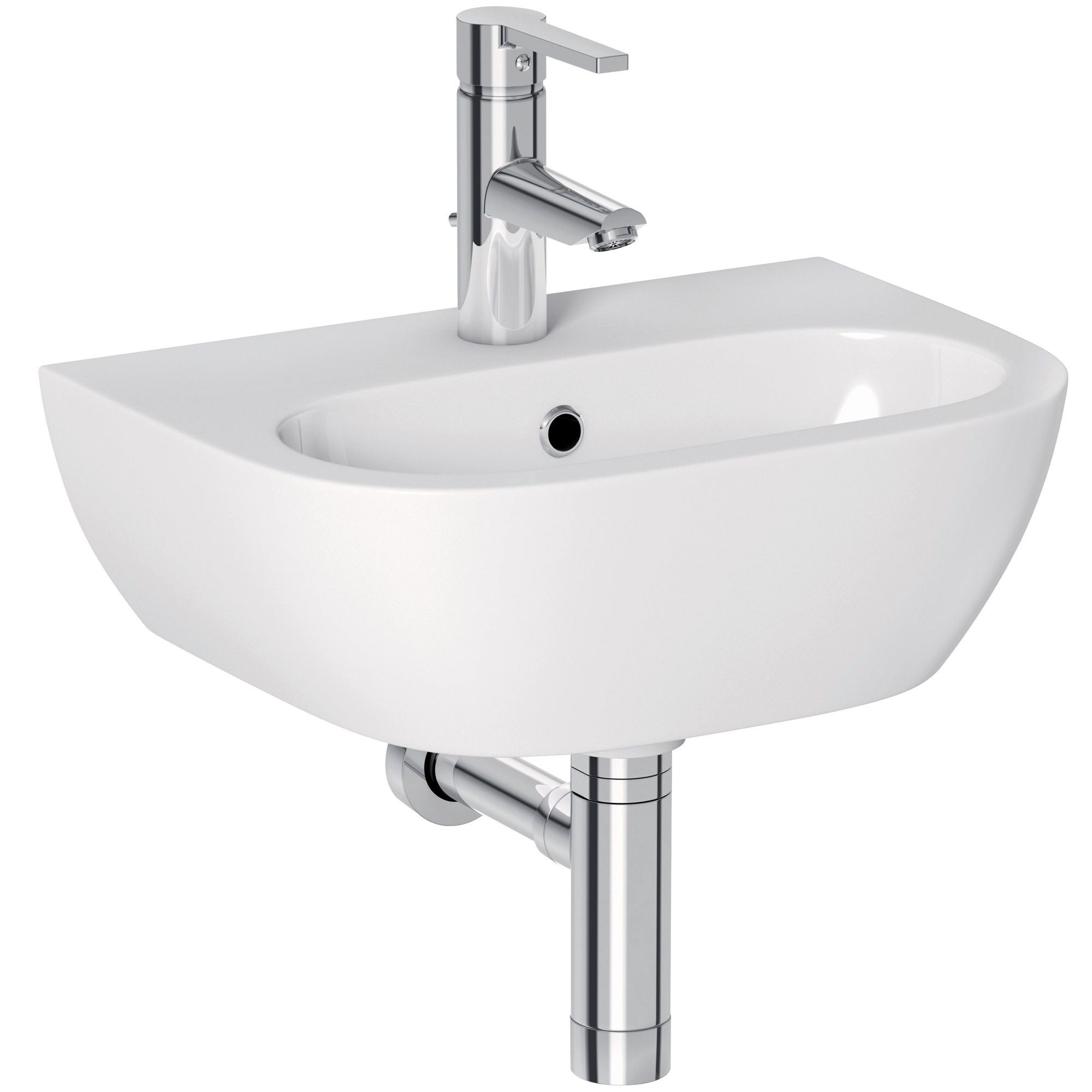 Cooke & Lewis Helena Wallmounted Cloakroom Basin Departments DIY