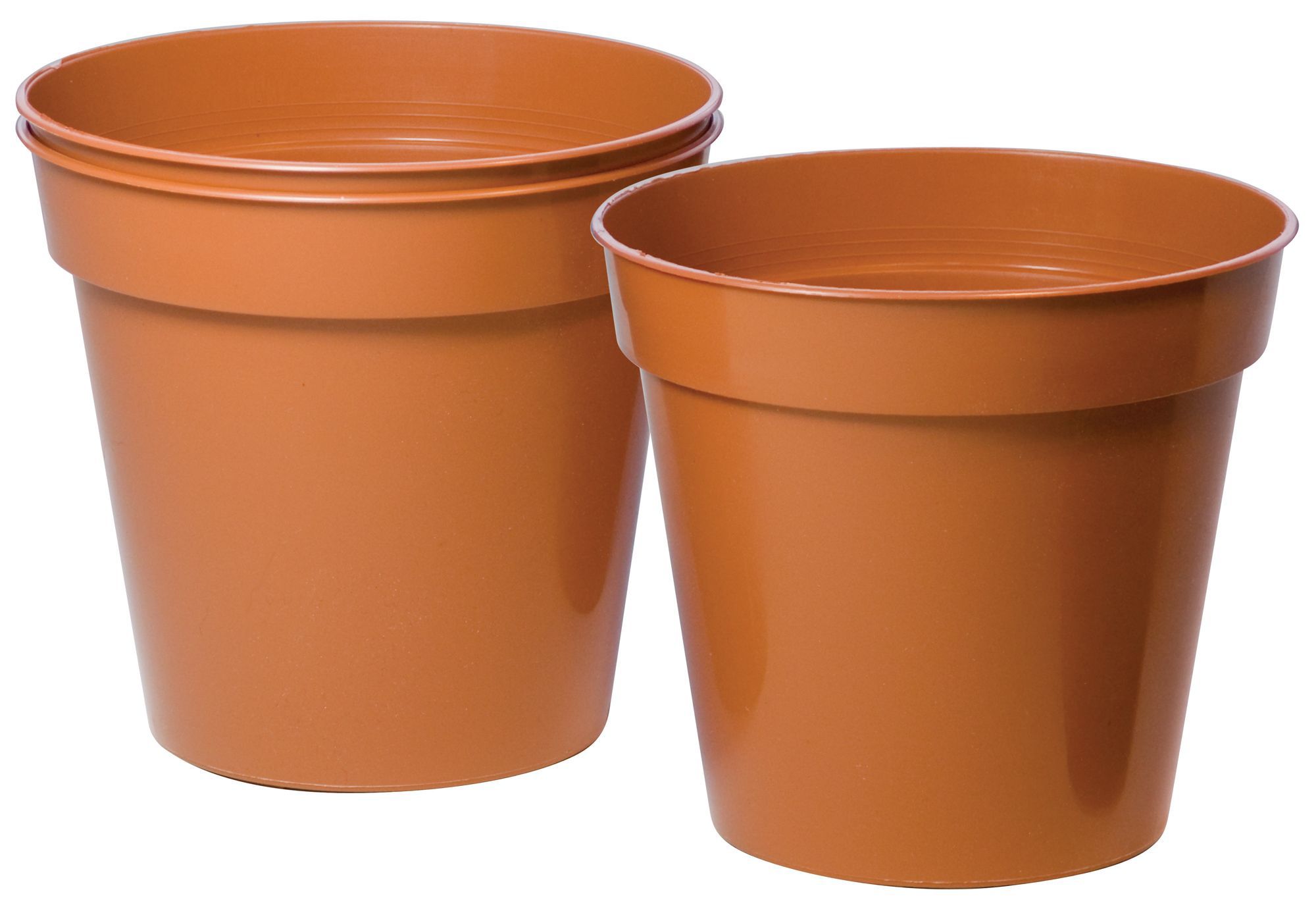 Plastic Terracotta Plant Pot (Dia)150mm, Pack of 3 ...