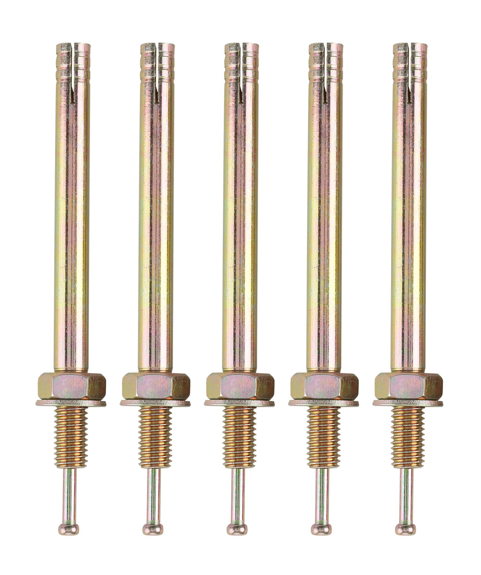 B Q Anchor Bolt L 120mm Dia 10mm Pack Of 5 Departments Diy At B Q