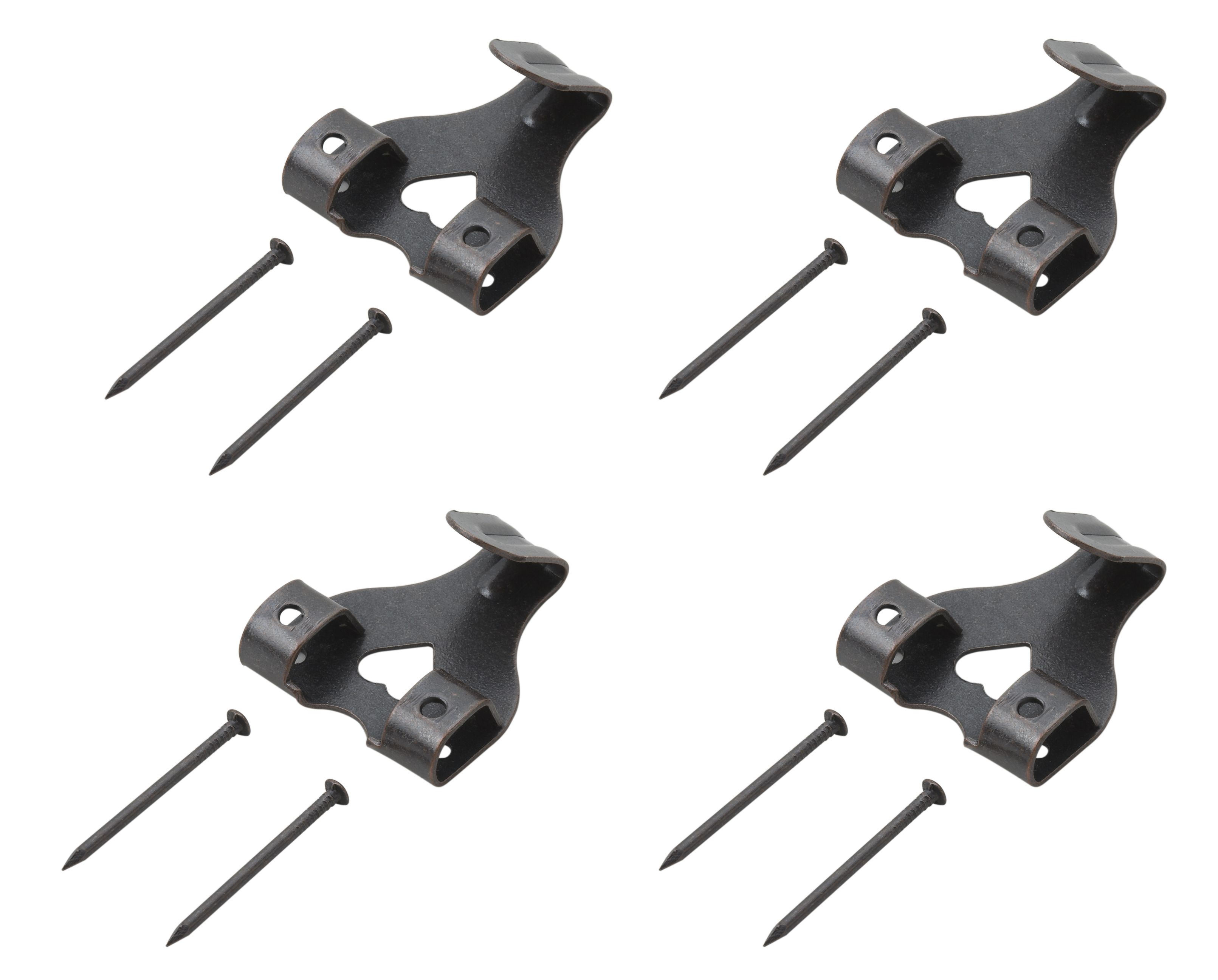 Black Antique effect Picture hook, Pack of 4 Departments DIY at B&Q