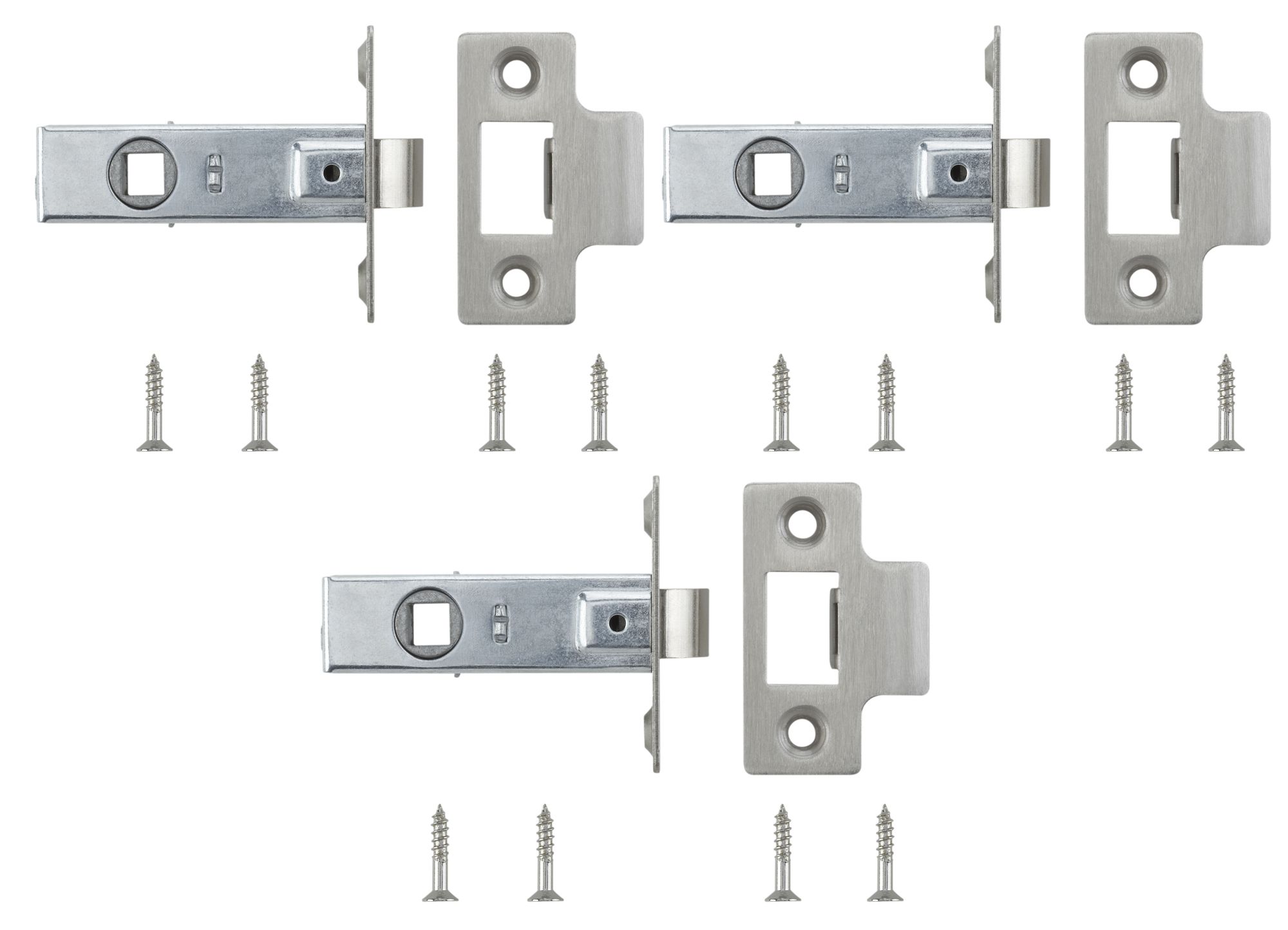 B&Q Tubular latch (L)64mm Departments DIY at B&Q