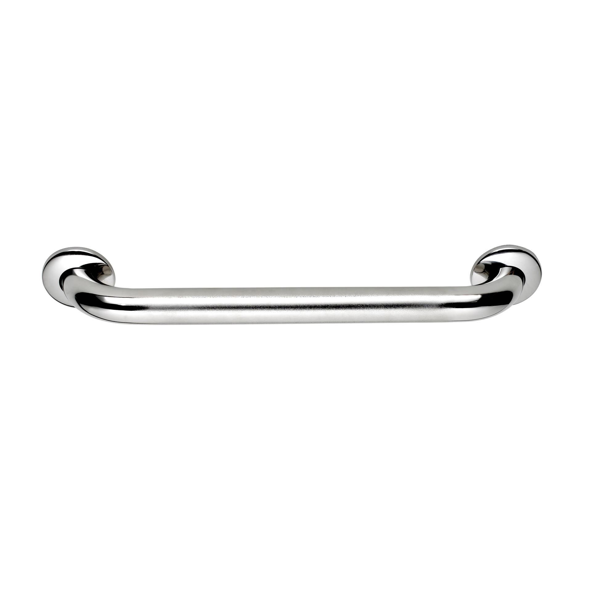 B&Q Chrome effect Grab rail (L)383mm Departments DIY at B&Q