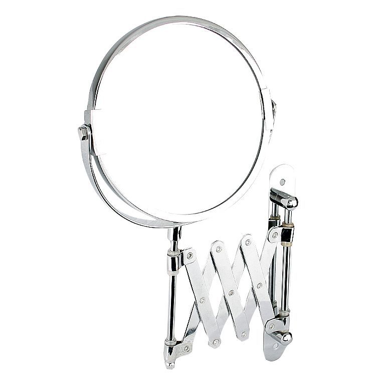 B&Q Circular Extending shaving mirror (W)365mm (H)300mm Departments