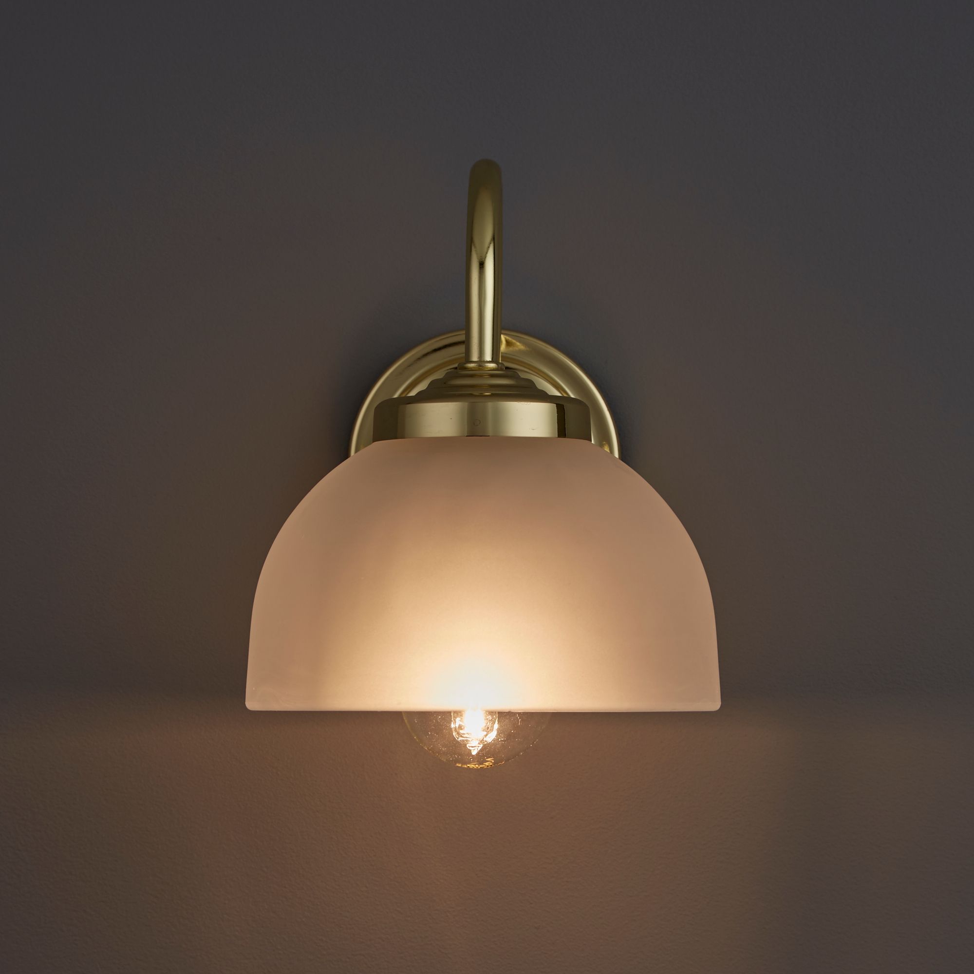 Grantchester Brass Effect Single Wall Light Departments DIY at B&Q