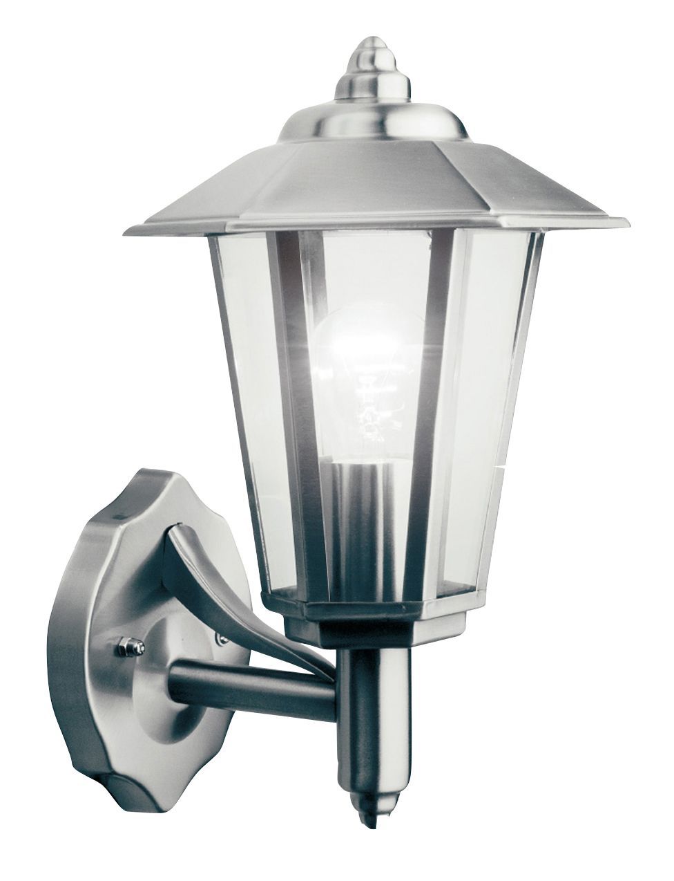Newport Stainless Steel Mains Powered External Wall Lantern