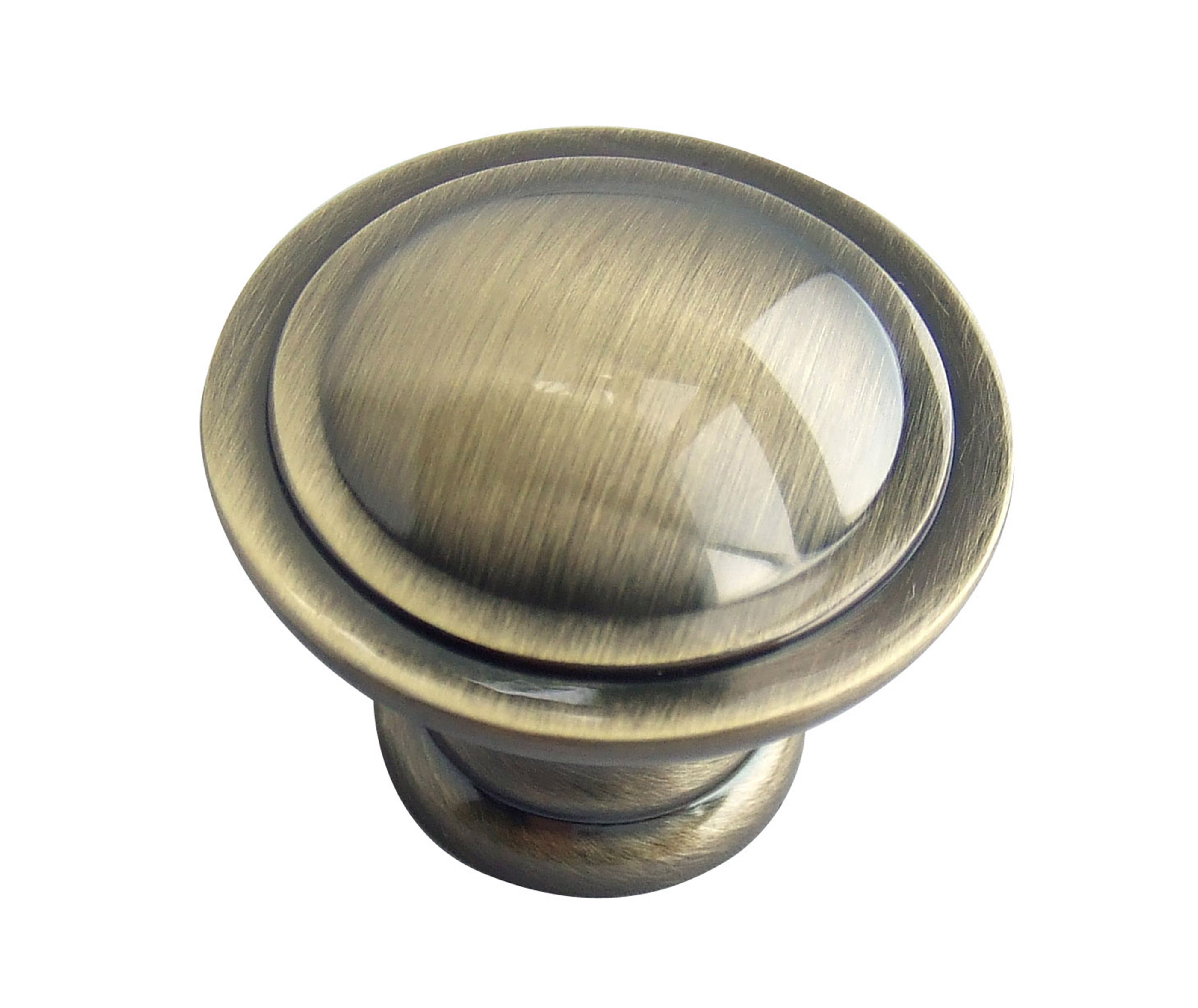 B&Q Polished Gold Effect Round Internal Knob Knob Departments