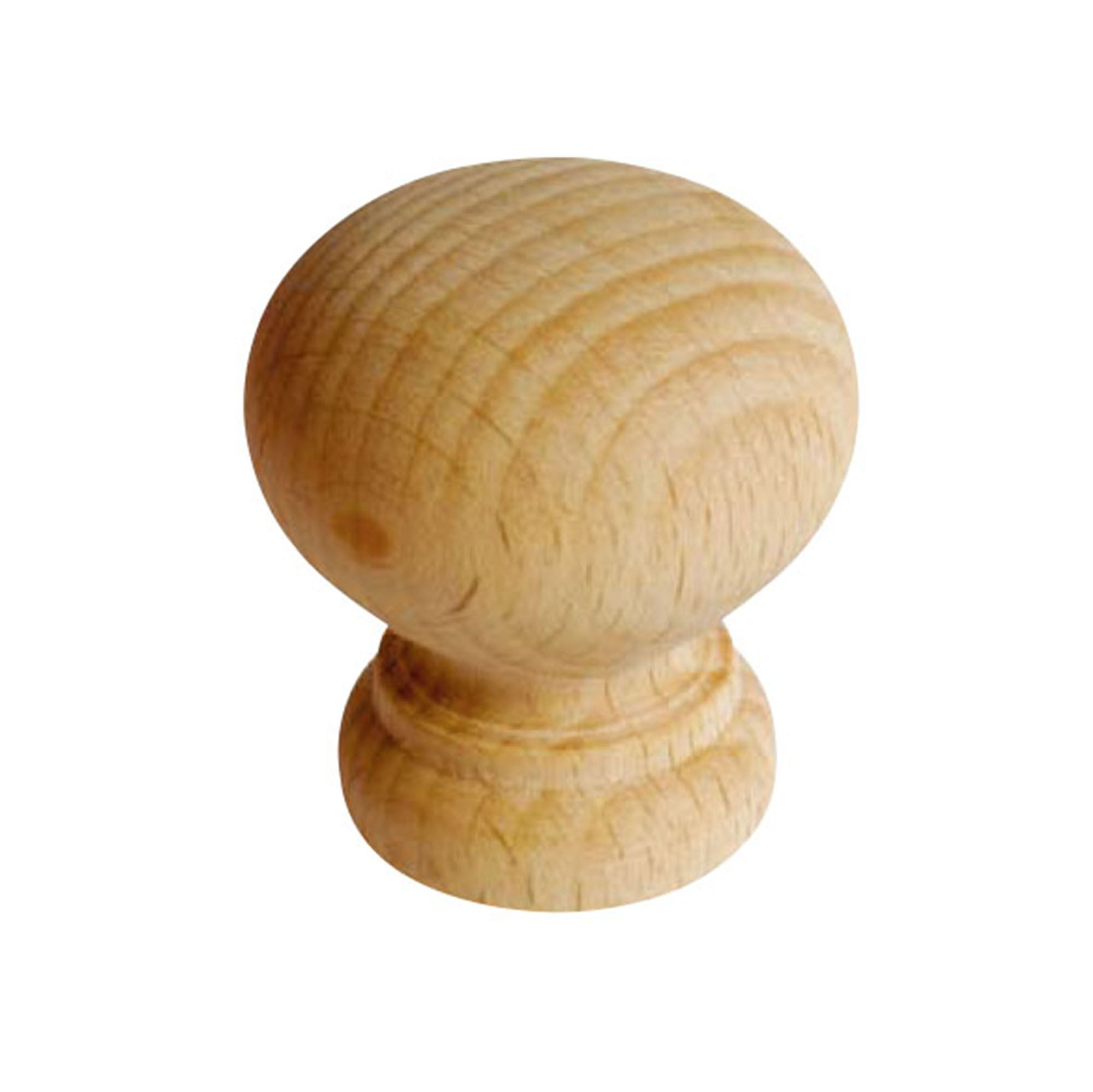 Beech Round Internal Door knob (Dia)31mm Departments DIY at B&Q