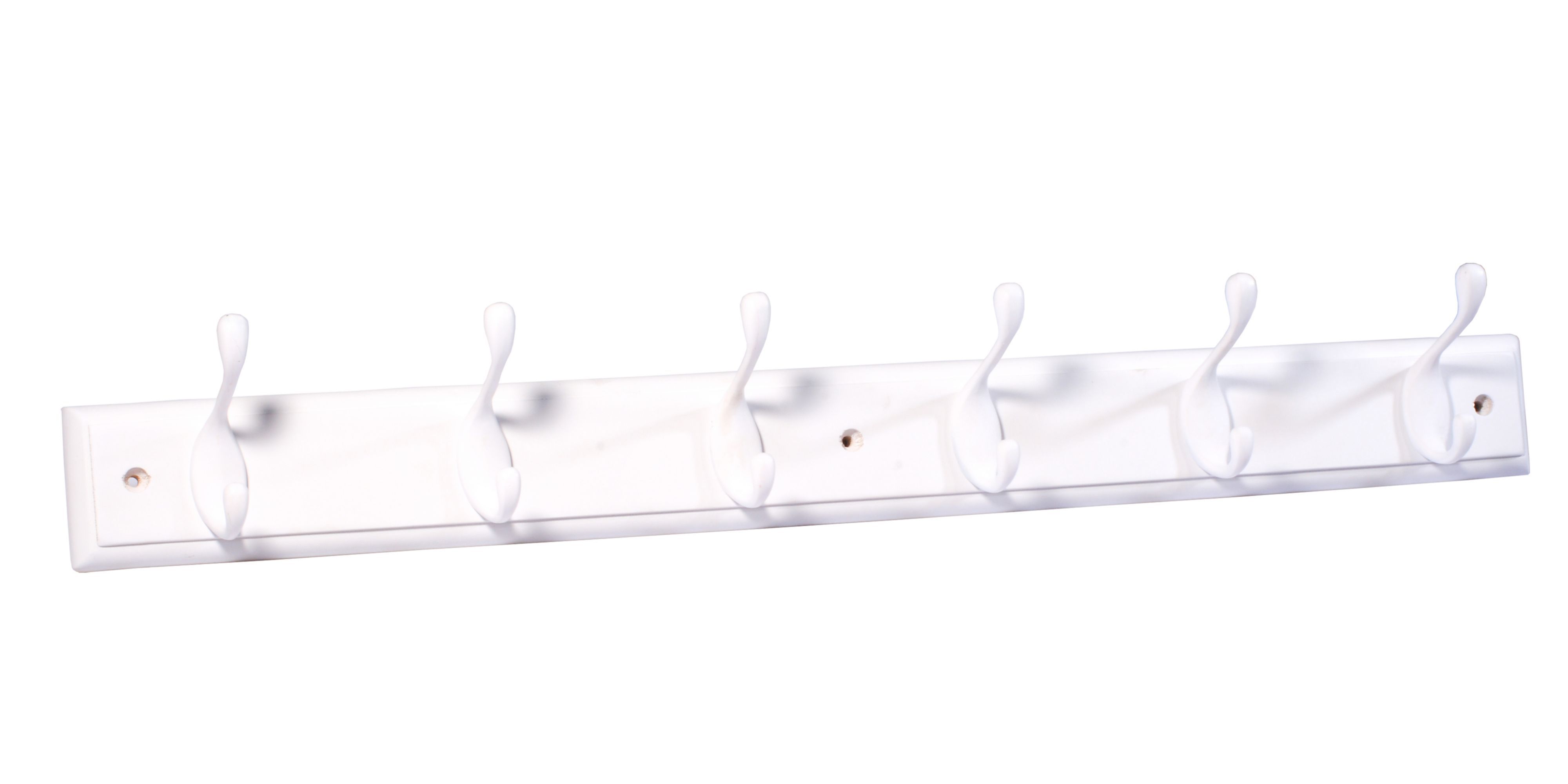 B Q White Hook Rail H 15mm W 70mm L 685mm Departments Diy